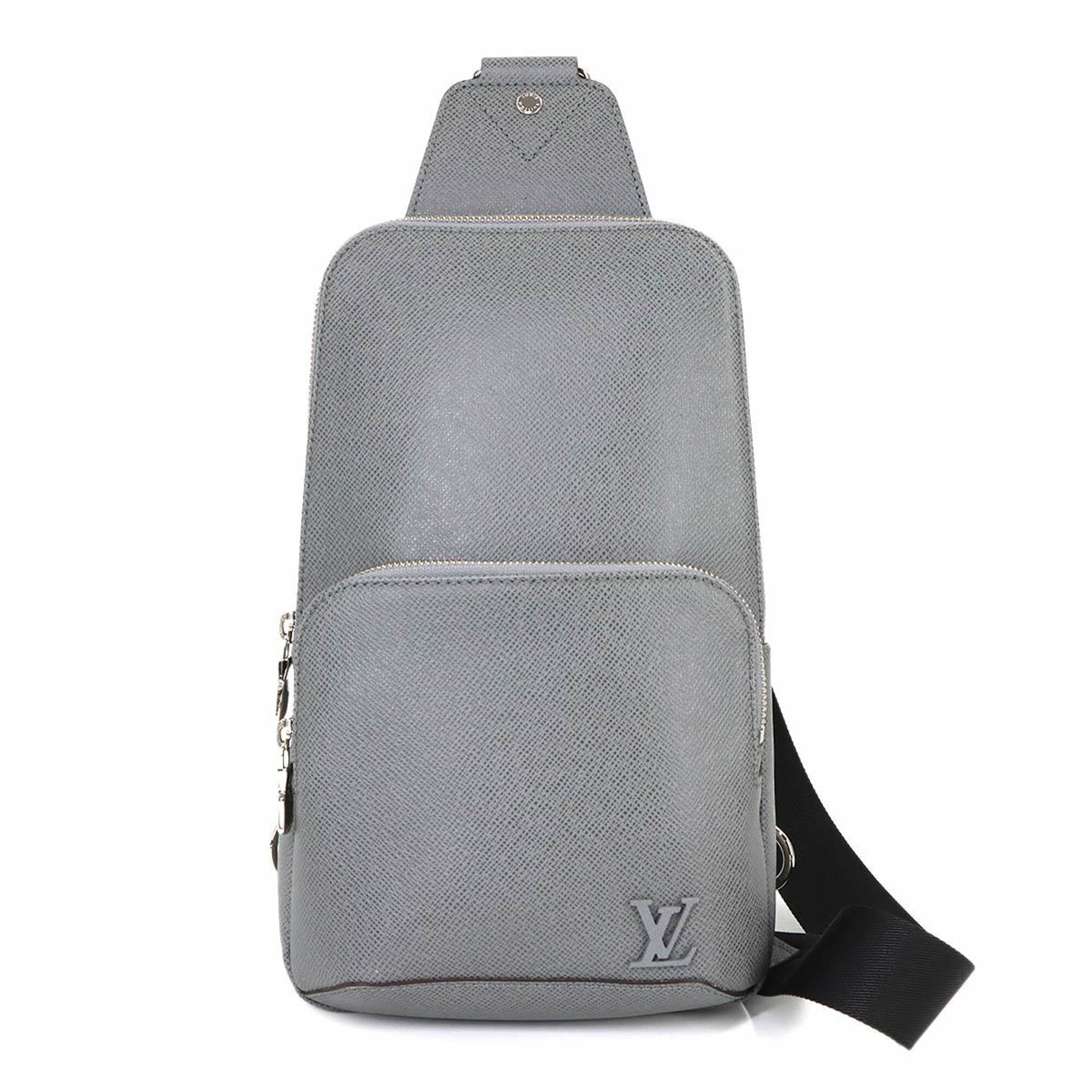 Louis Vuitton Gris Taiga Leather Leather Handbag Sling Bag (Pre-Owned)