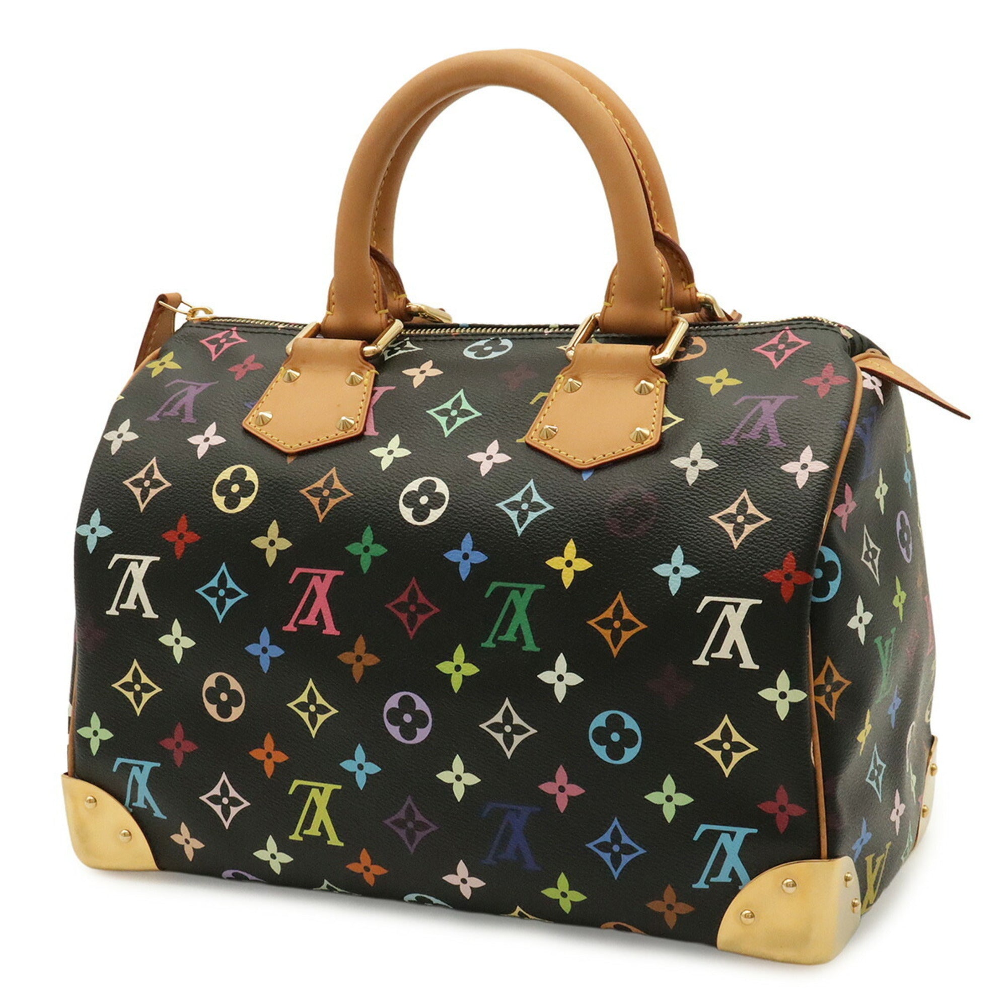 Louis Vuitton Black Monogram Multi-Color Noir Monogram Multicolore Handbag (Pre-Owned)