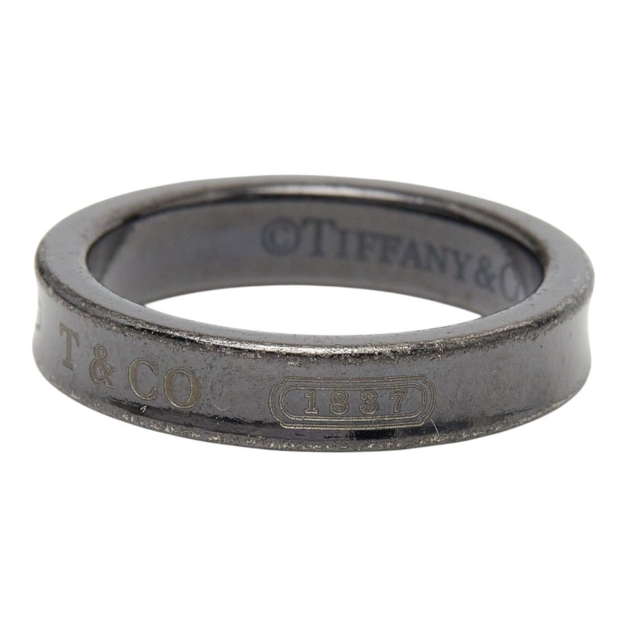 Tiffany Black Titanium Band Ring (Pre-Owned)