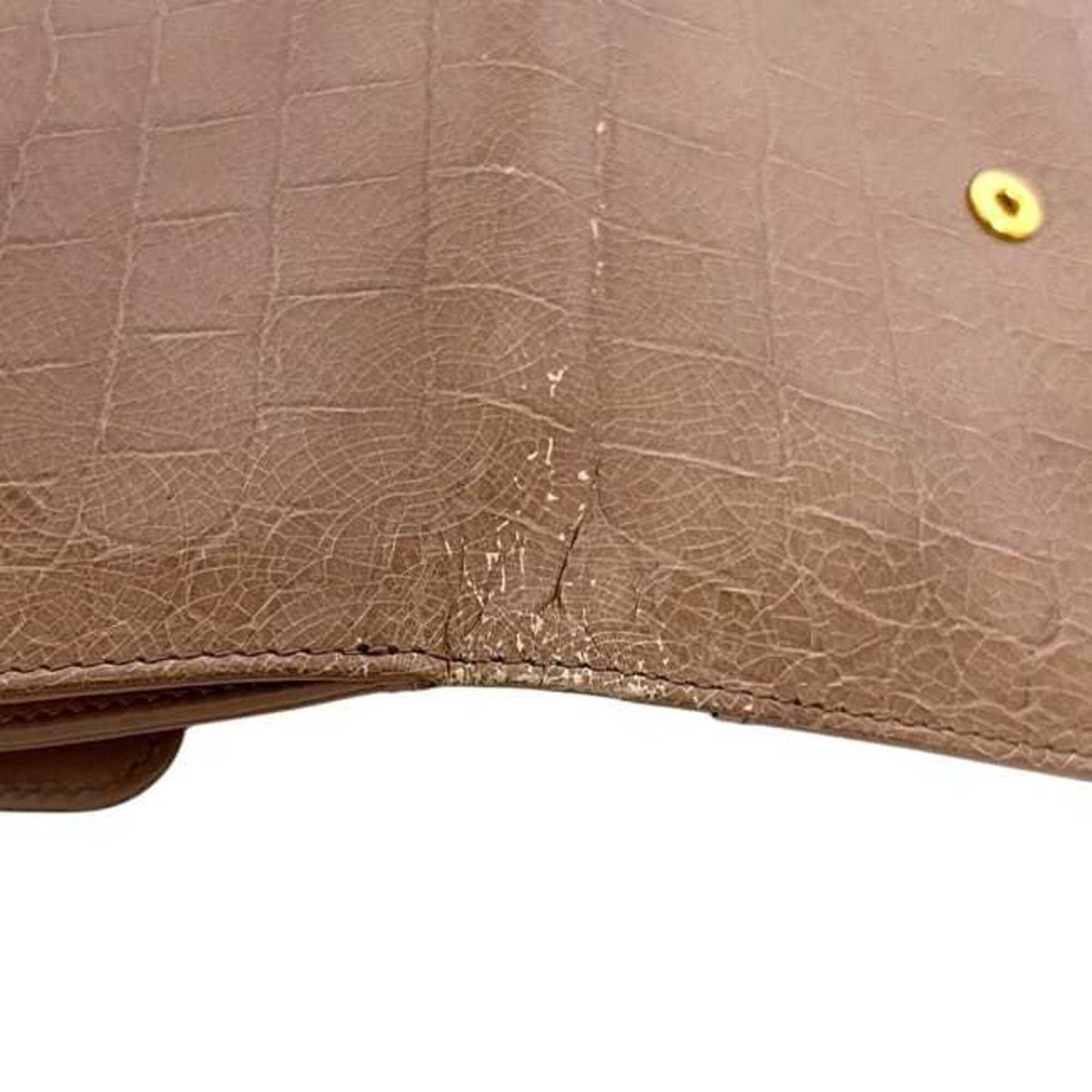 Miu Miu Beige Patent Leather Wallet (Bi-Fold) (Pre-Owned)