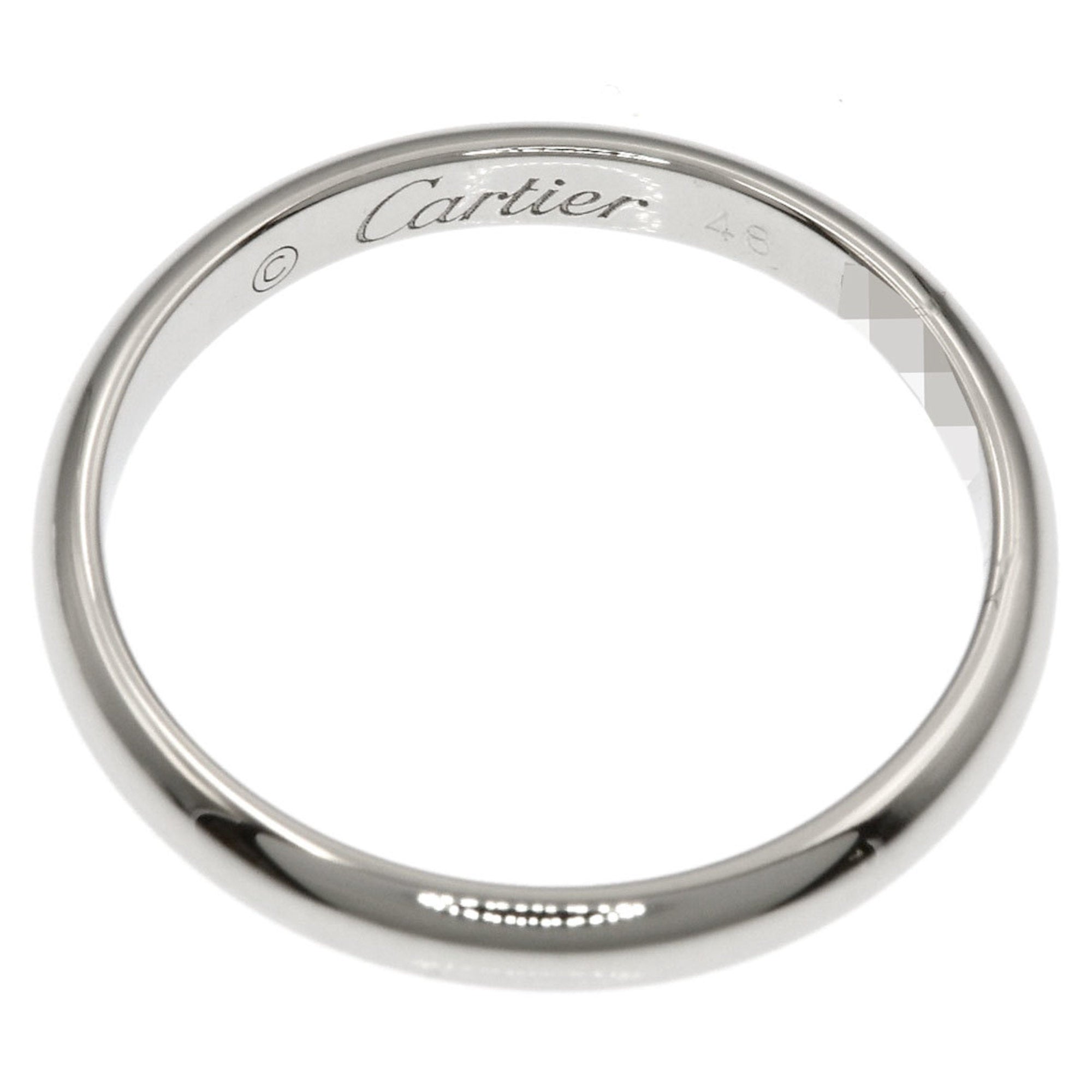 Cartier Platinum 950 Band Ring (Pre-Owned)