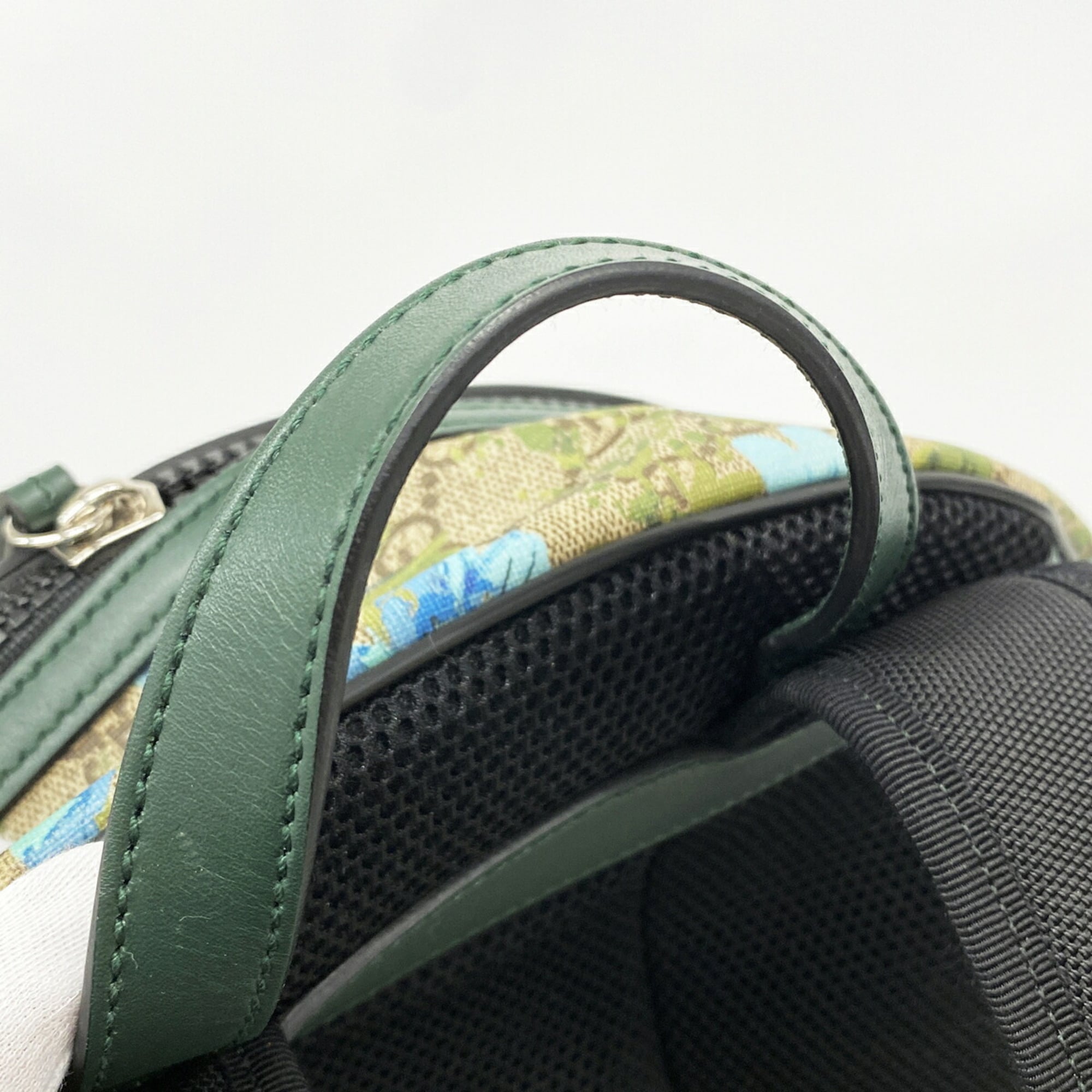 Gucci Beige Multi-Color Pvc Backpack (Pre-Owned)