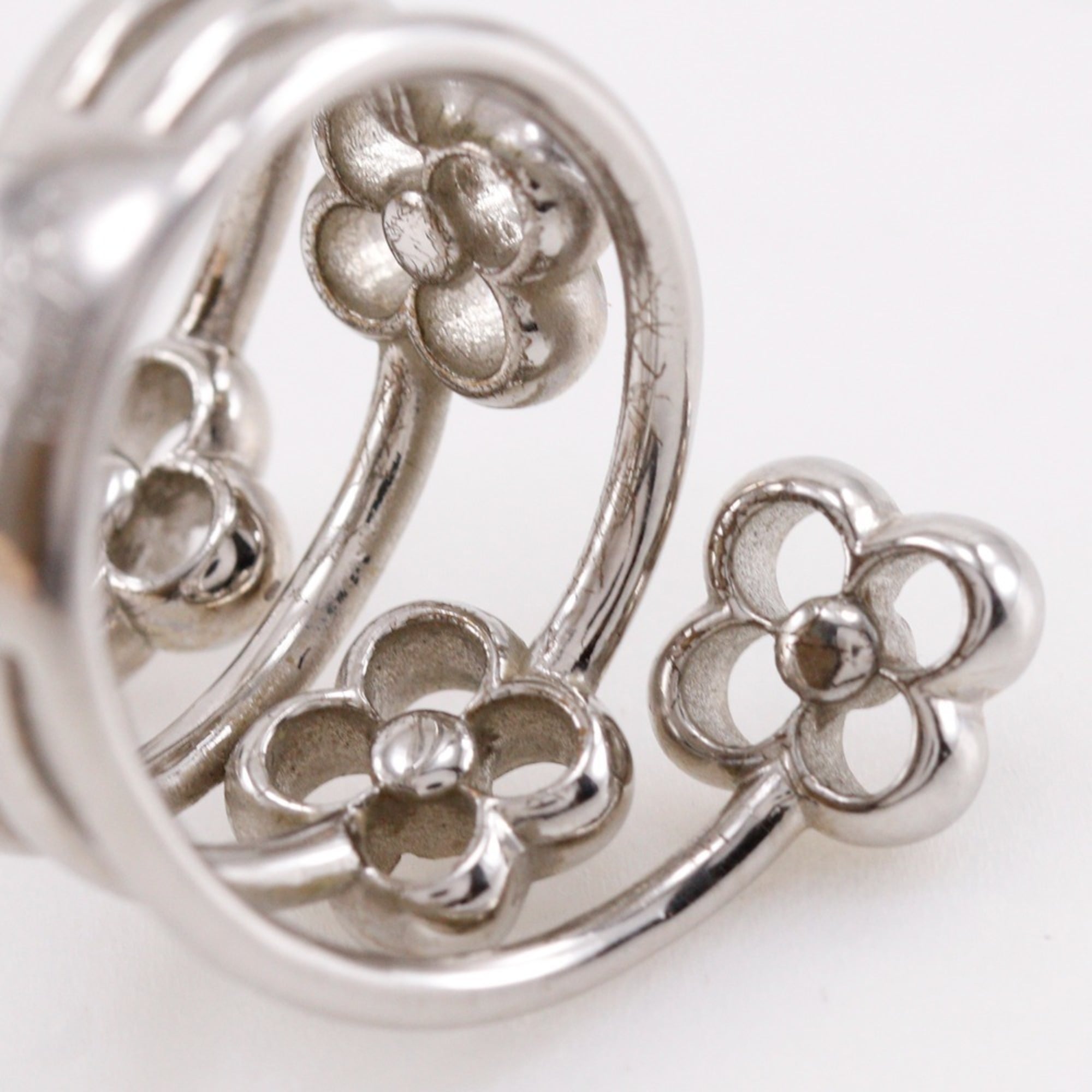 Louis Vuitton Silver Metal Band Ring (Pre-Owned)