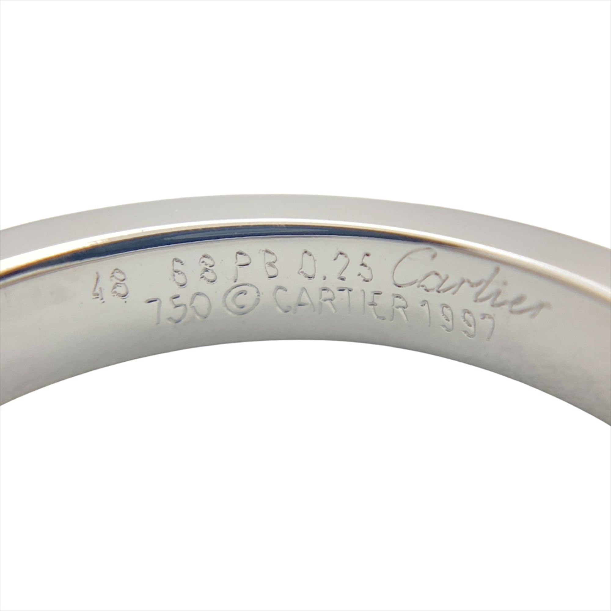 Cartier White Gold (18K) Band Ring (Pre-Owned)
