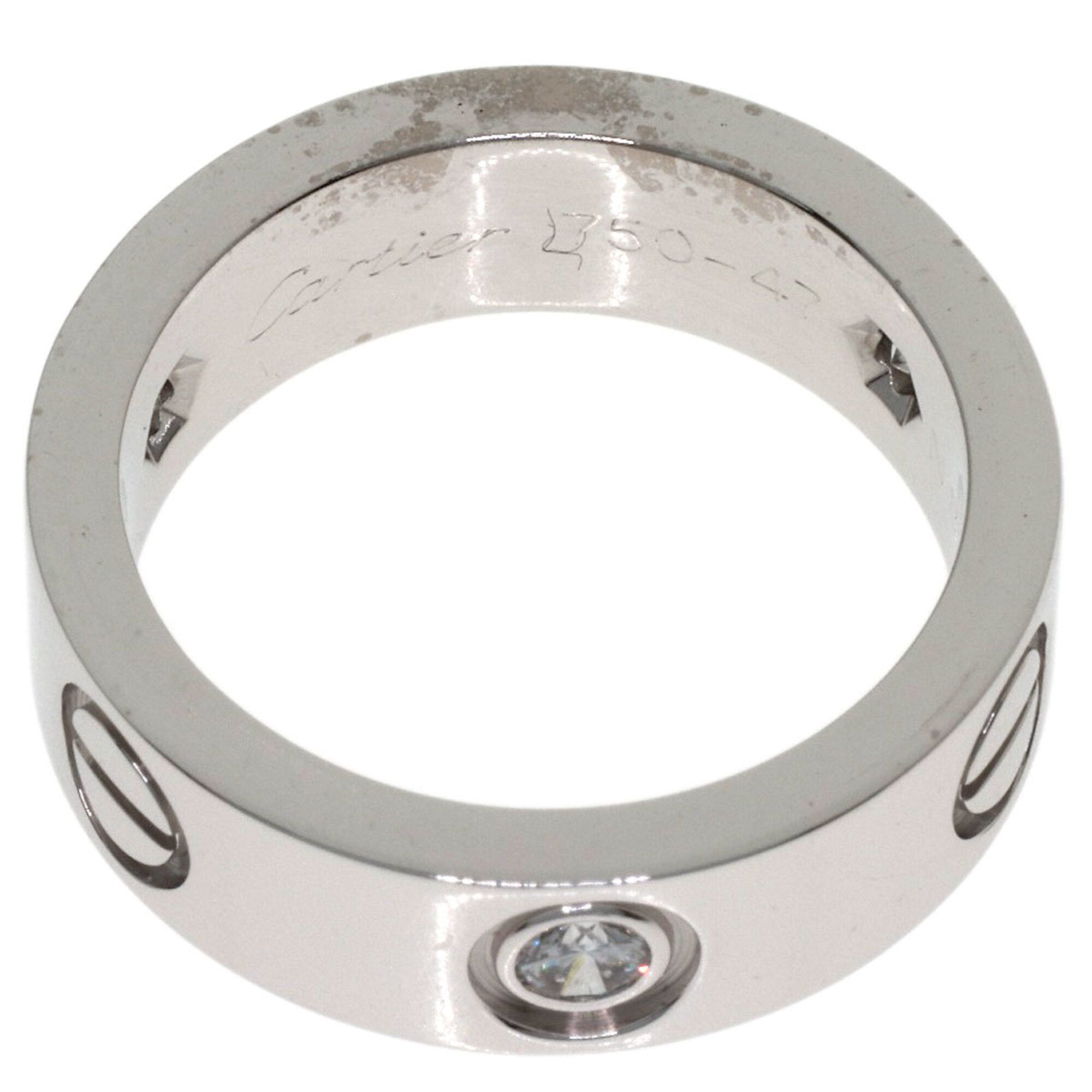 Cartier Love White Gold (18K) Band Ring (Pre-Owned)