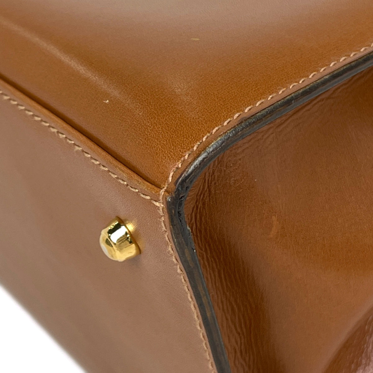 Gucci Camel Leather Handbag (Pre-Owned)