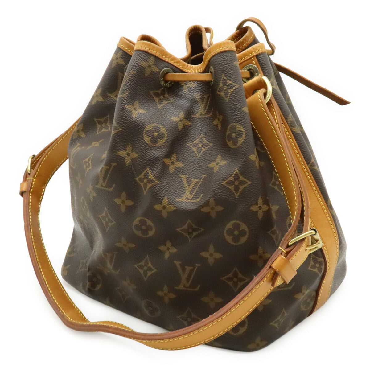 Louis Vuitton Brown Monogram Canvas Shoulder Bag (Pre-Owned)