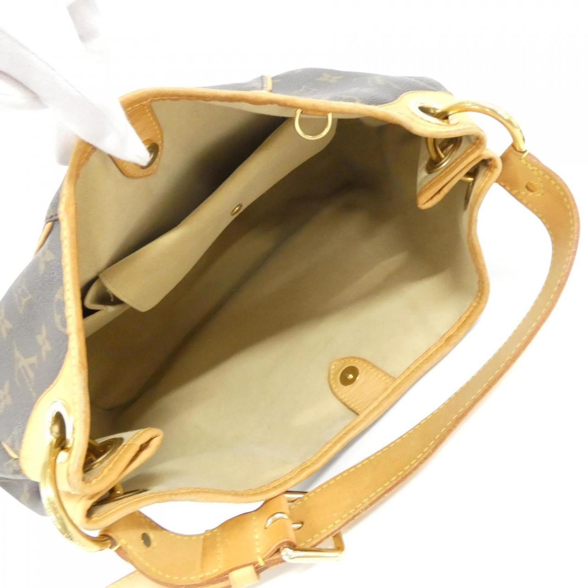 Louis Vuitton Monogram Marron Coated Canvas Shoulder Bag (Pre-Owned)