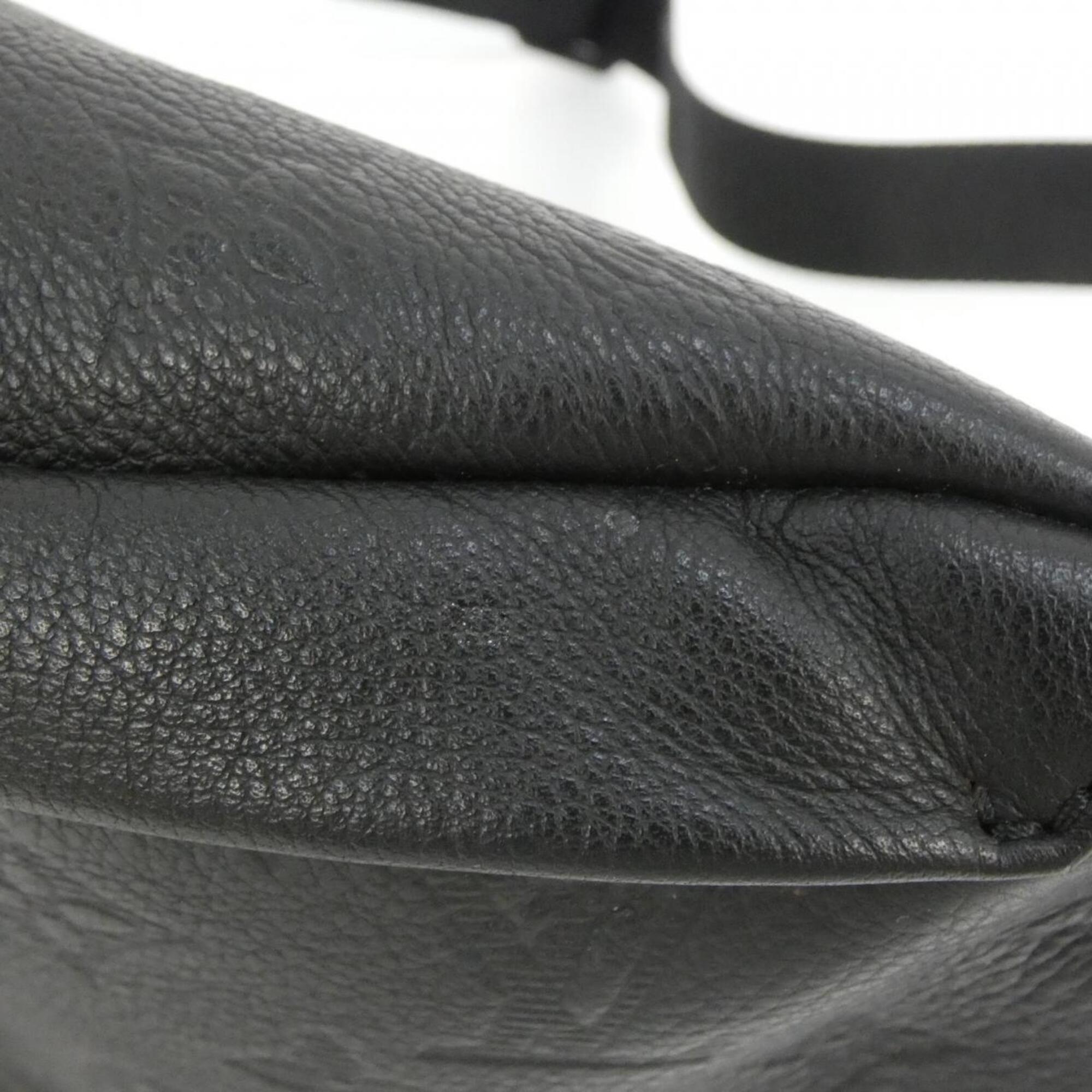Louis Vuitton Black Monogram Leather Shoulder Bag (Pre-Owned)