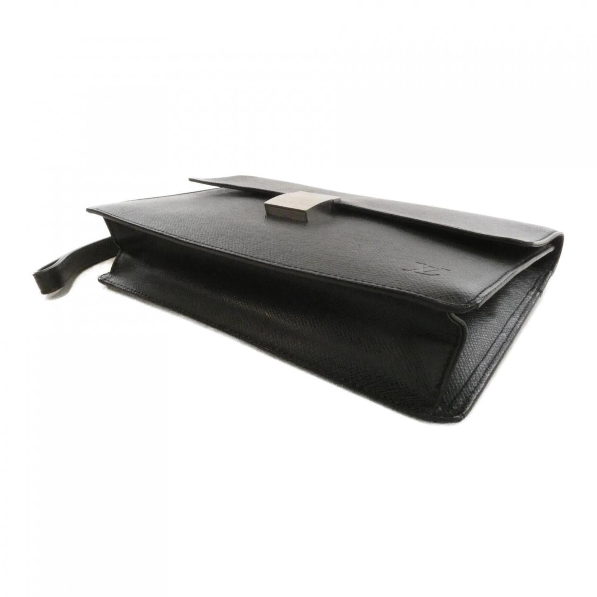 Louis Vuitton Taiga Ardoise Taiga Leather Clutch Bag (Pre-Owned)