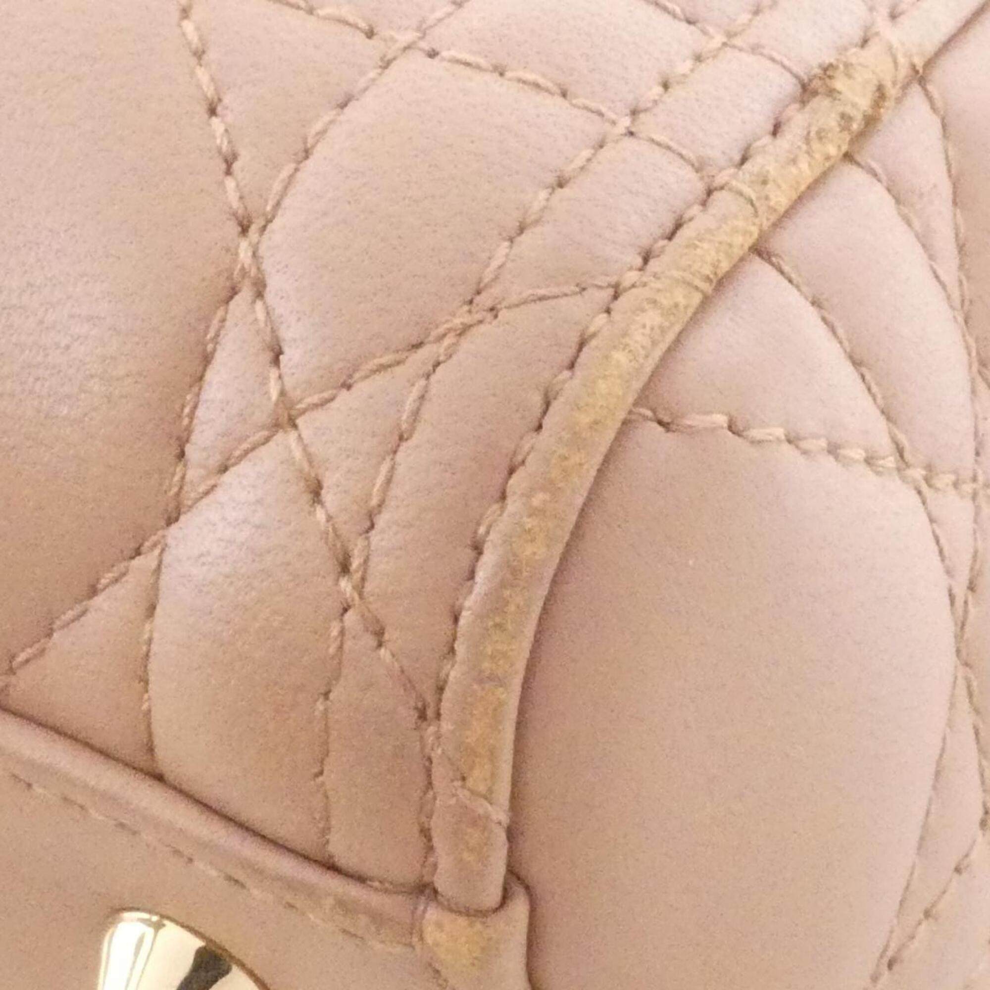 Christian Dior Pink Leather Handbag (Pre-Owned)