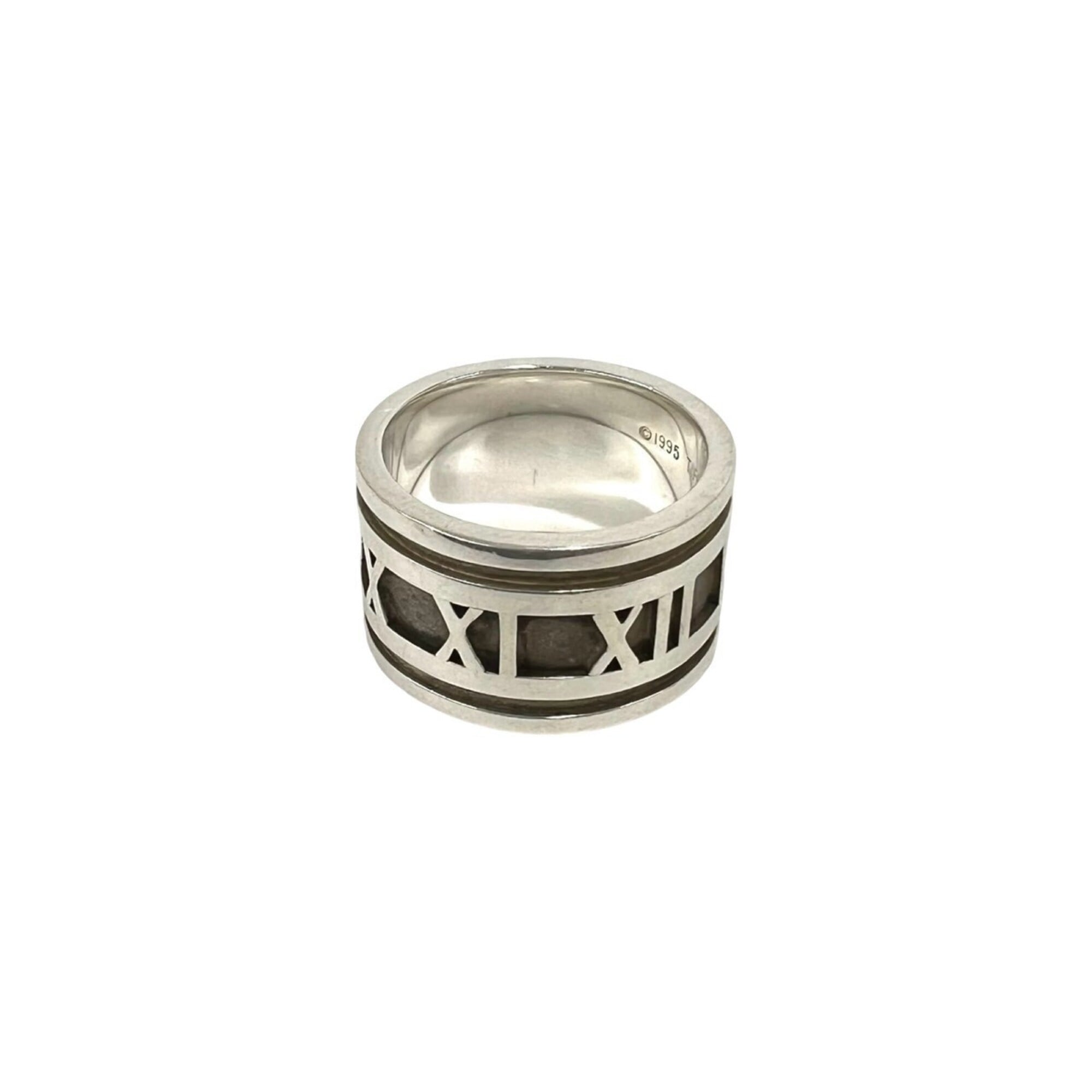 Tiffany Silver Silver 925 Band Ring (Pre-Owned)