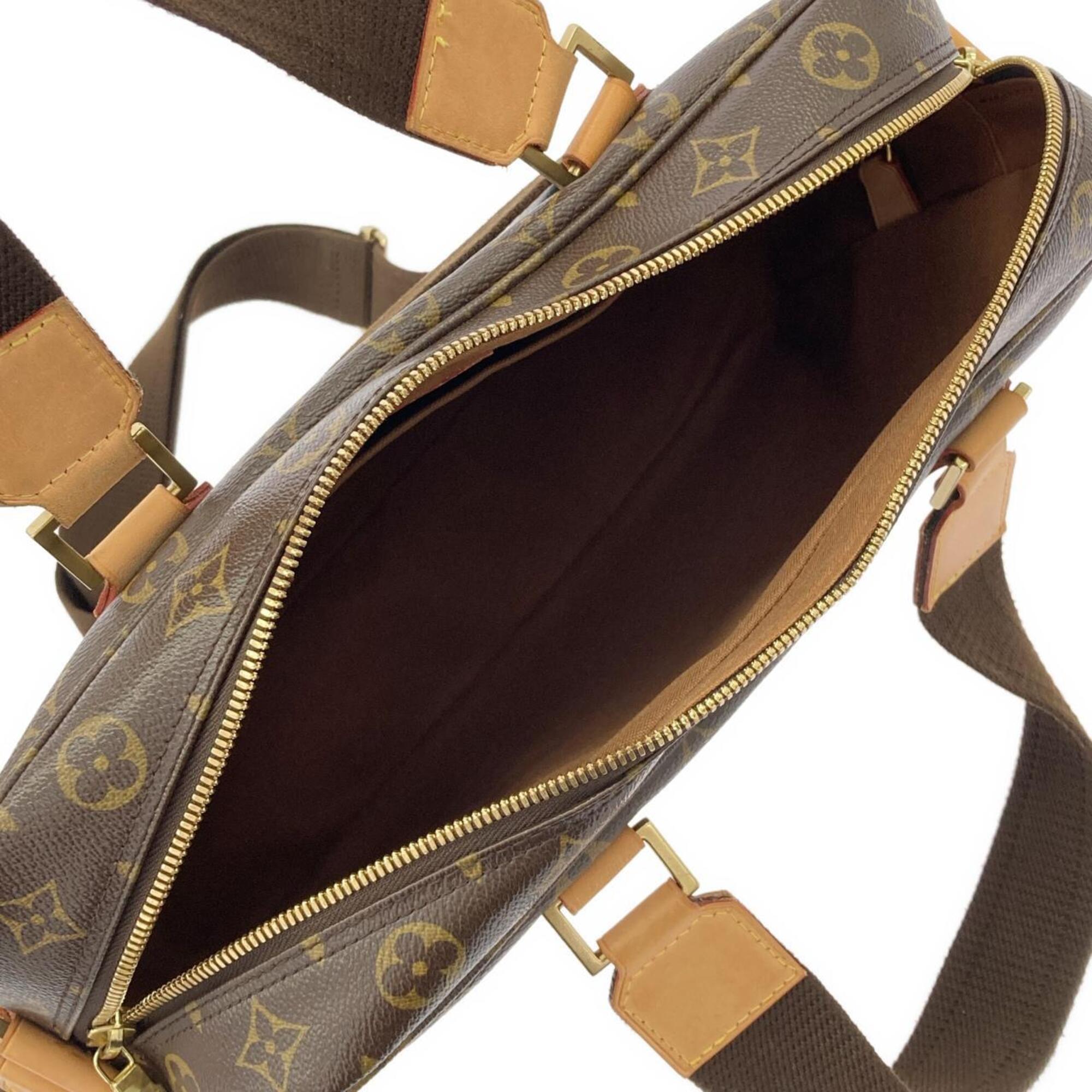 Louis Vuitton Marron Coated Canvas Handbag (Pre-Owned)