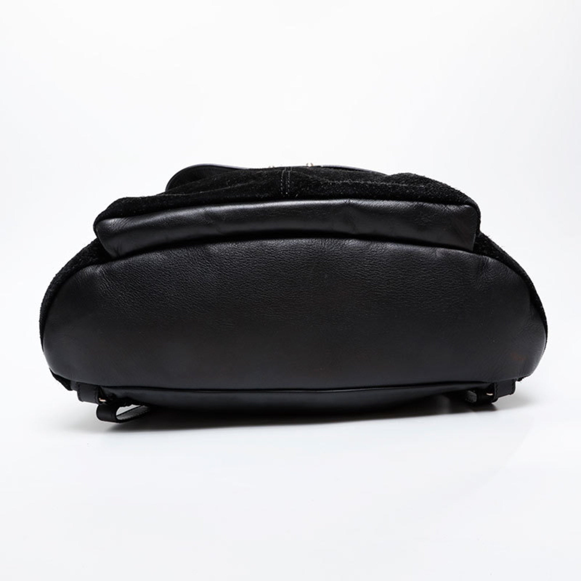 Balenciaga Black Leather Suede Backpack (Pre-Owned)