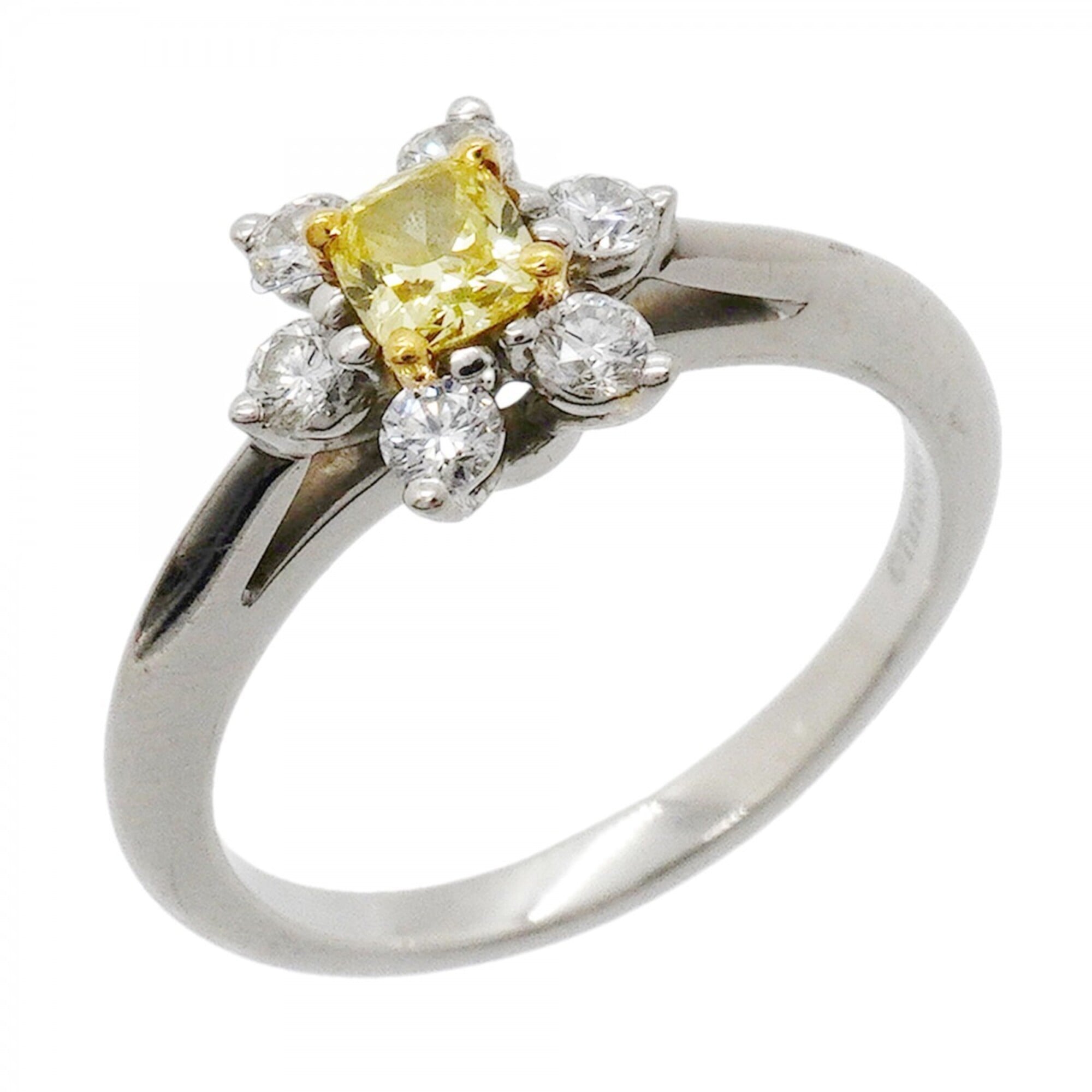 Tiffany Yellow Gold (18K) Platinum 950 Band Ring (Pre-Owned)