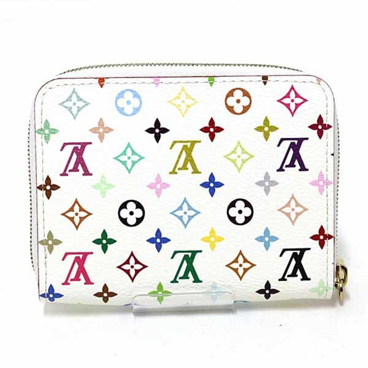 Louis Vuitton Blanc Multi-Color Monogram Multicolore Coin Purse/Coin Case (Pre-Owned)