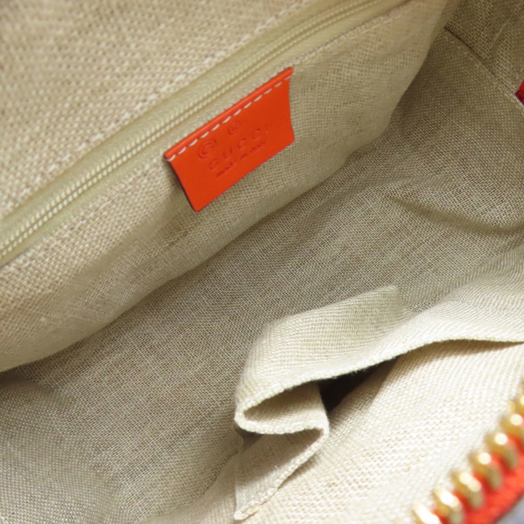 Gucci Orange Leather Handbag (Pre-Owned)