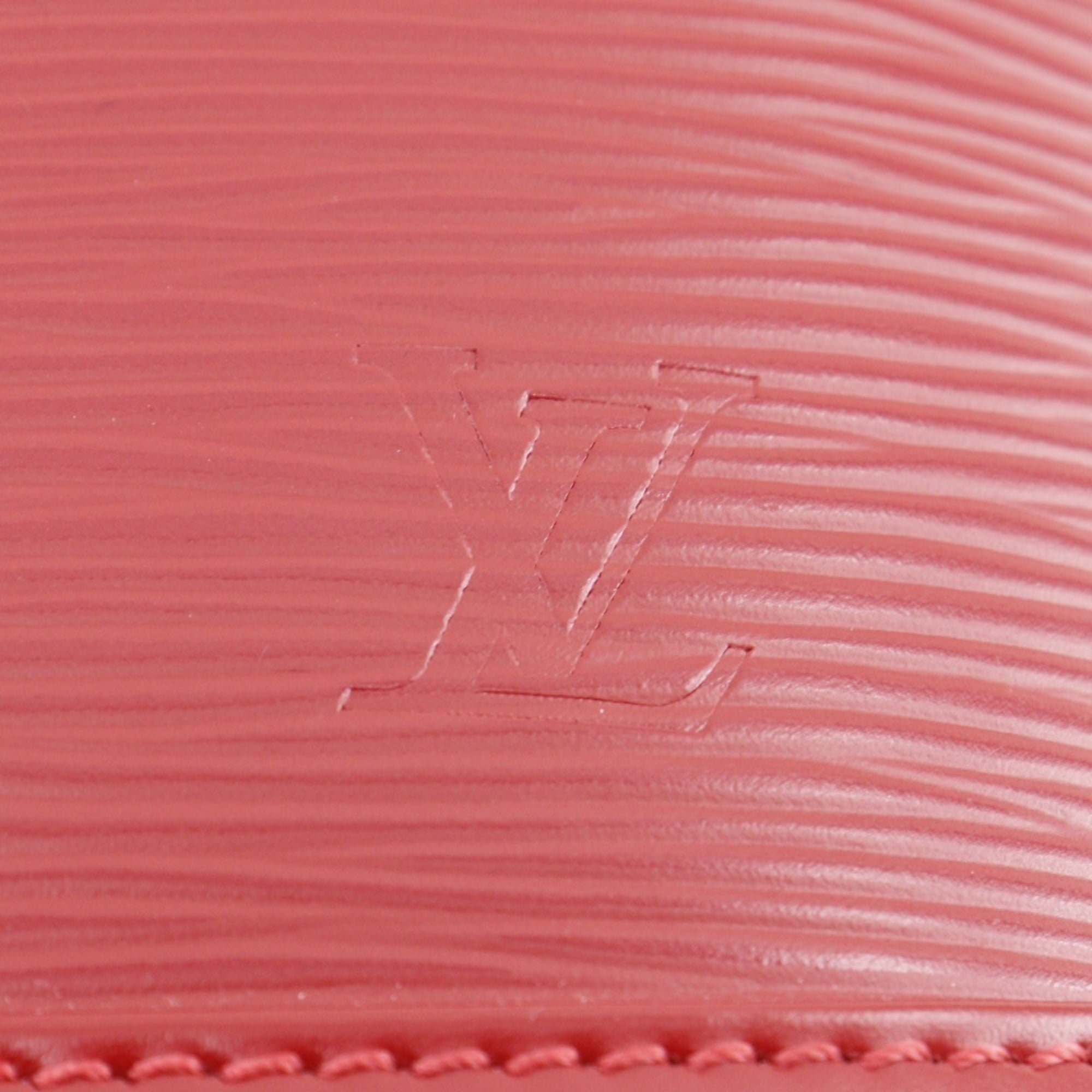 Louis Vuitton Red Color Epi Leather Handbag (Pre-Owned)