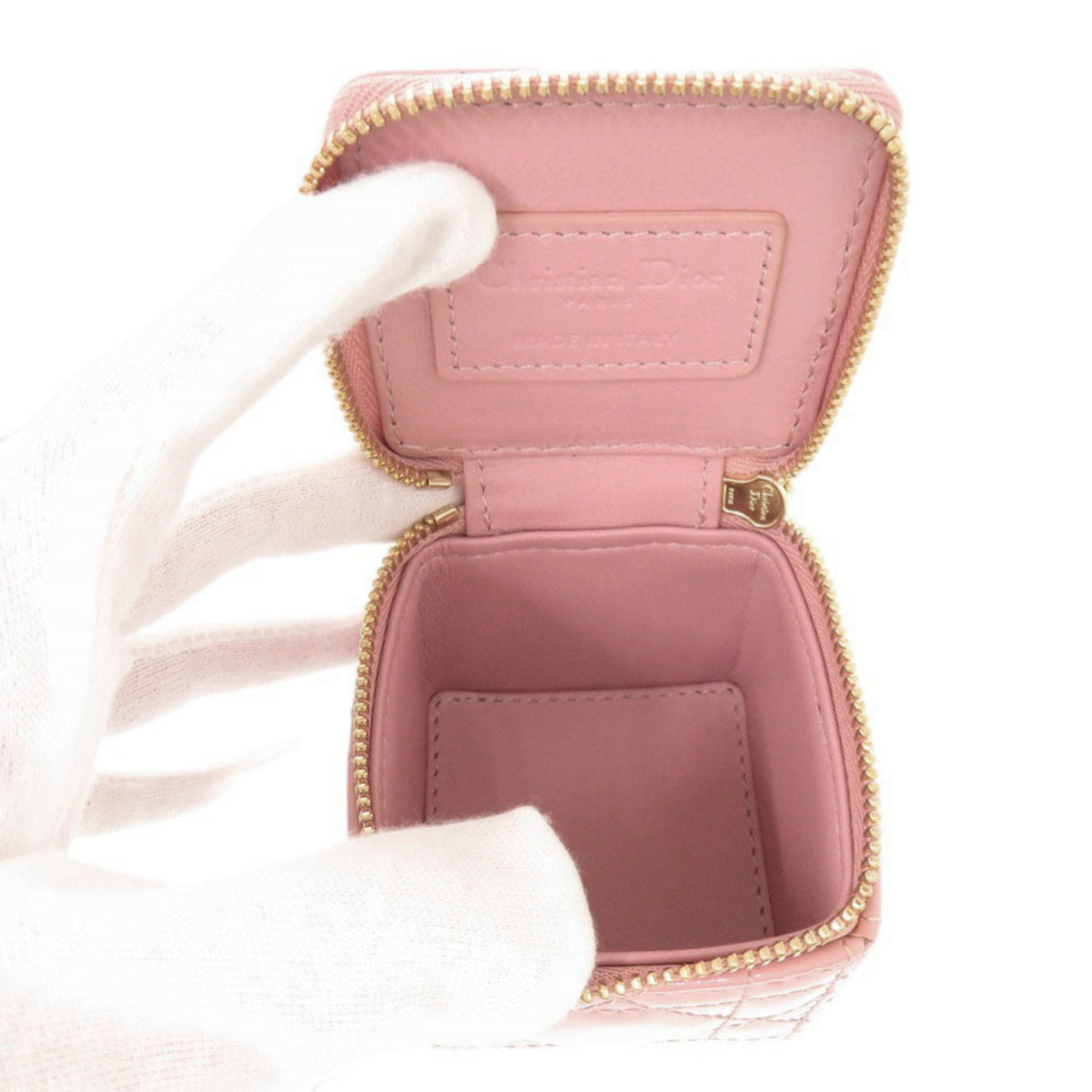 Christian Dior Pink Patent Leather Pouch (Pre-Owned)