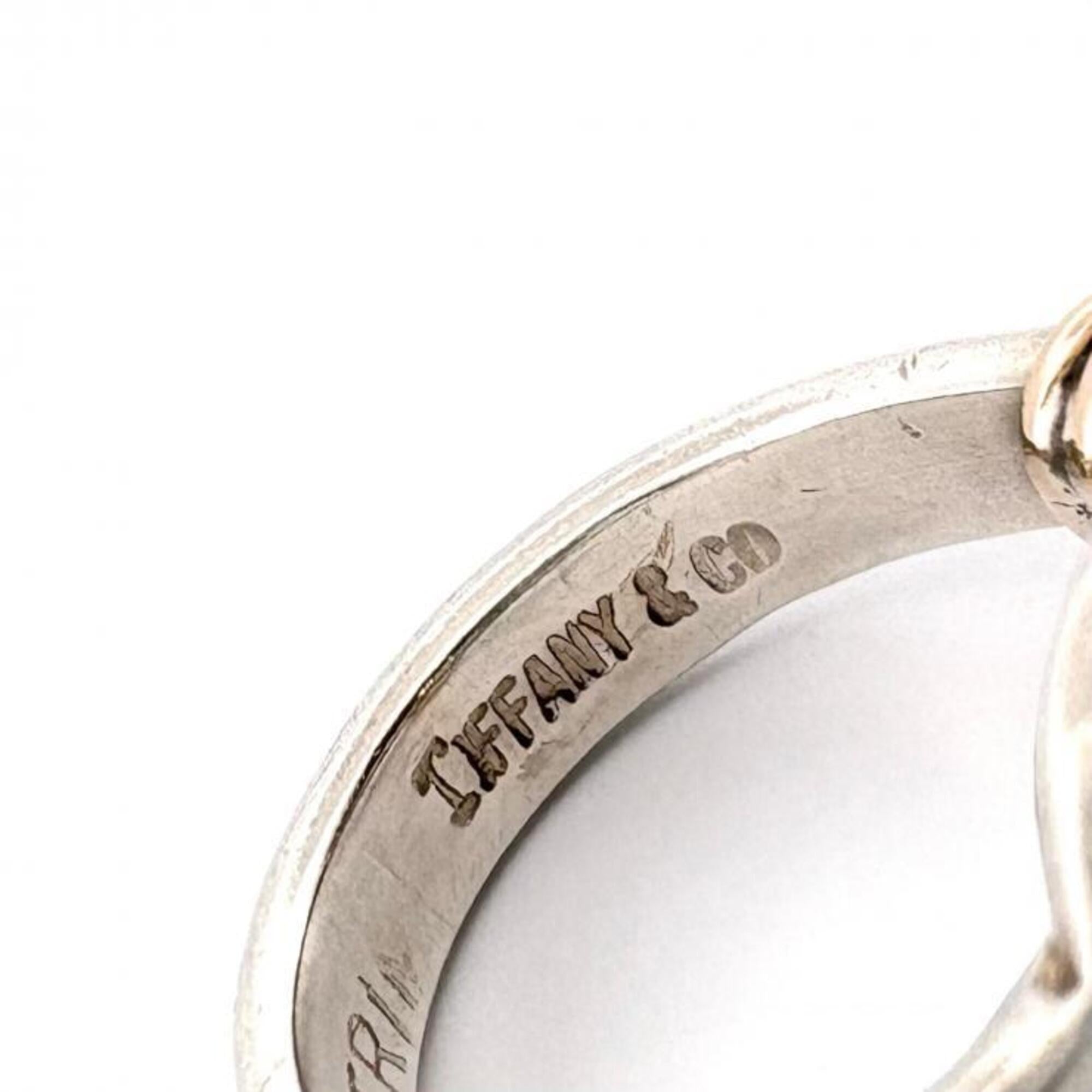 Tiffany Gold Silver Silver 925 Yellow Gold (14K) Band Ring (Pre-Owned)