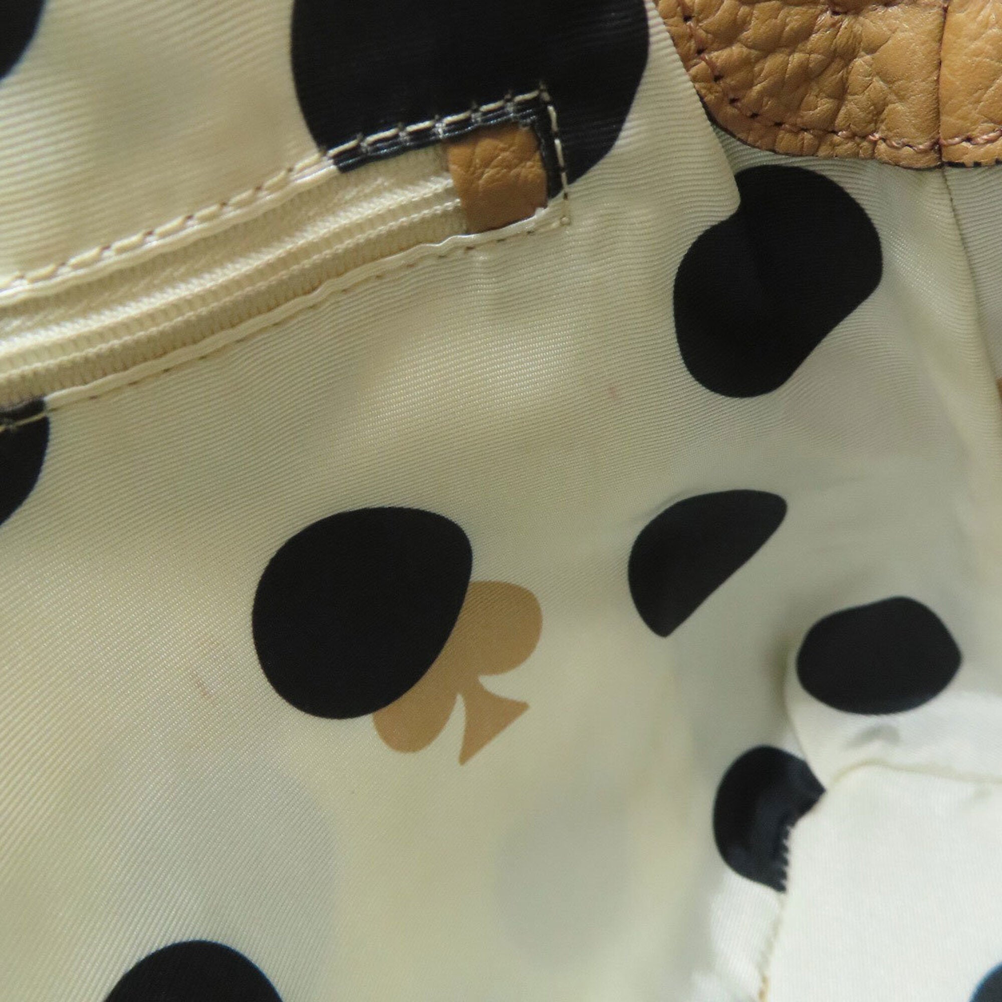 Kate Spade Black Brown Leather Handbag (Pre-Owned)