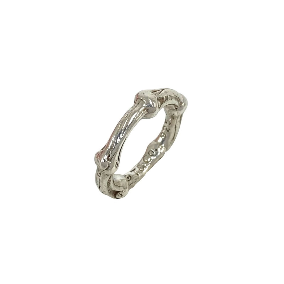 Tiffany Silver Silver 925 Band Ring (Pre-Owned)