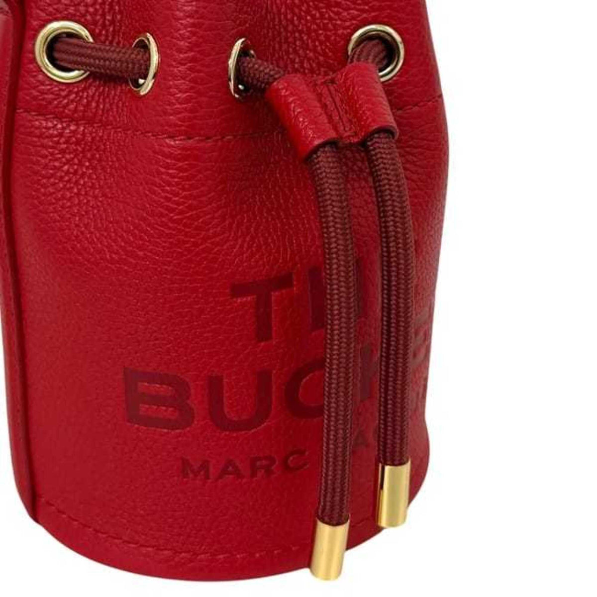 Marc Jacobs Red Color Leather Handbag Shoulder Bag (Pre-Owned)