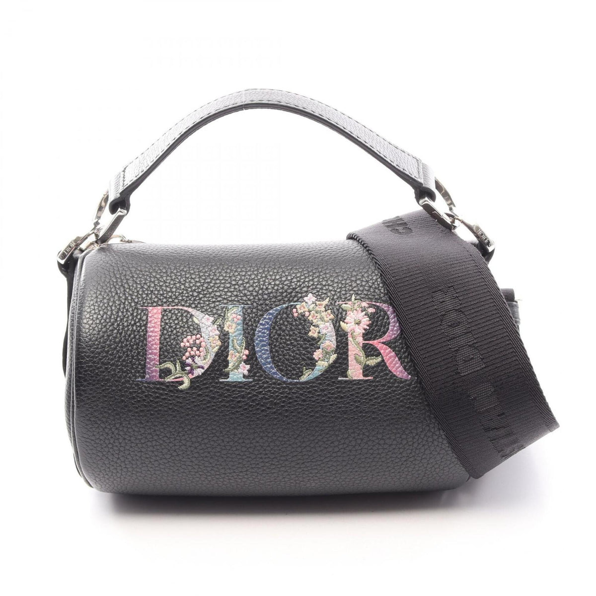 Christian Dior Black Multi-Color Leather Handbag (Pre-Owned)