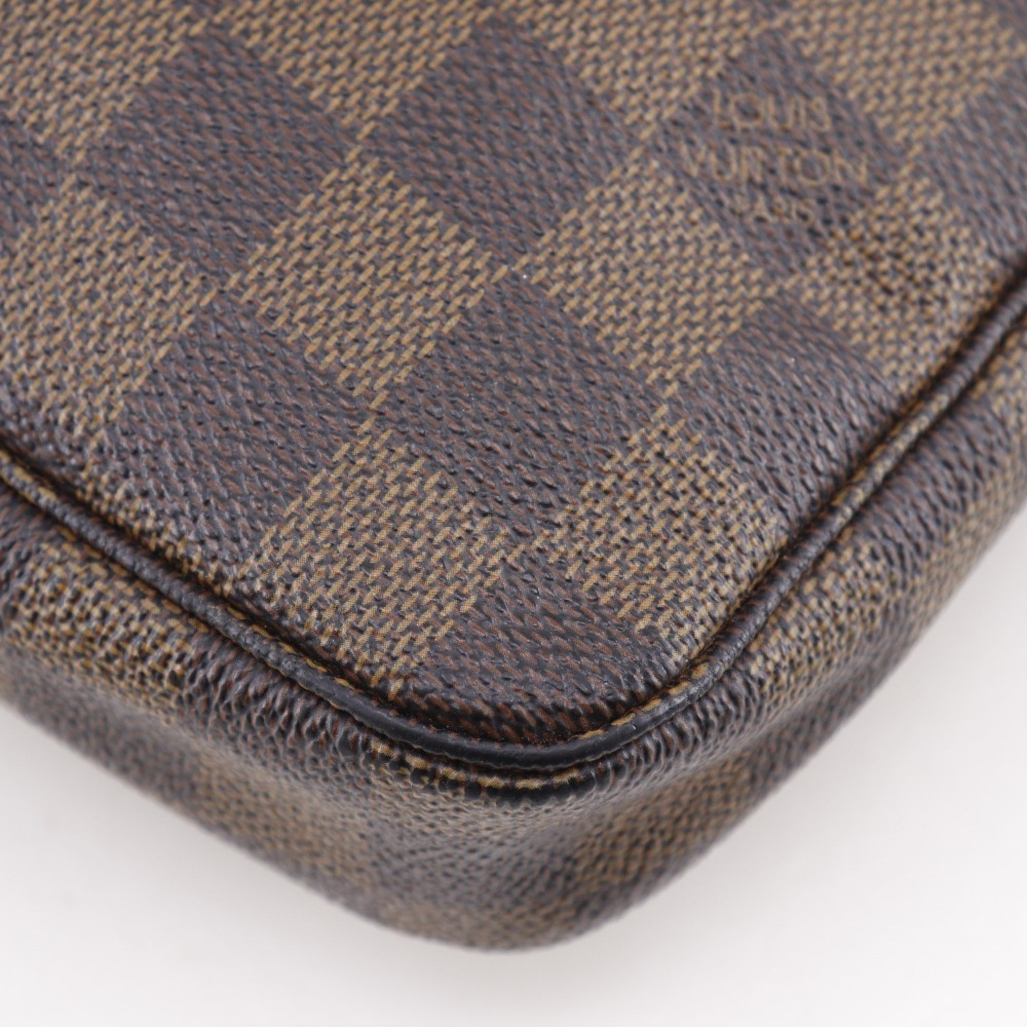 Louis Vuitton Brown Damier Canvas Pochette Pouch (Pre-Owned)