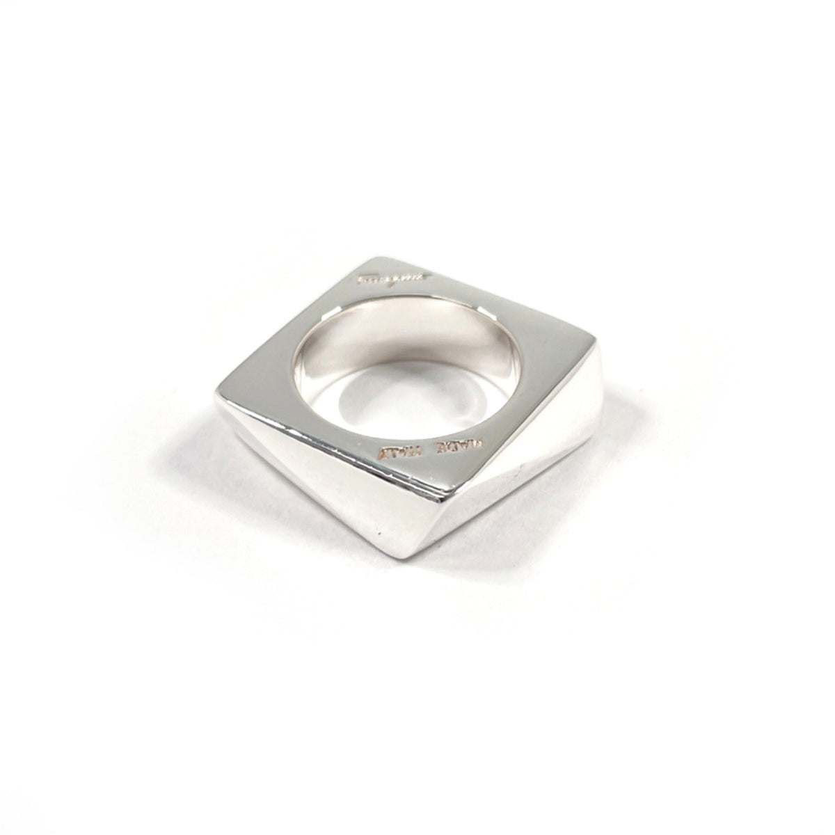 Salvatore Ferragamo Silver Silver 925 Band Ring (Pre-Owned)