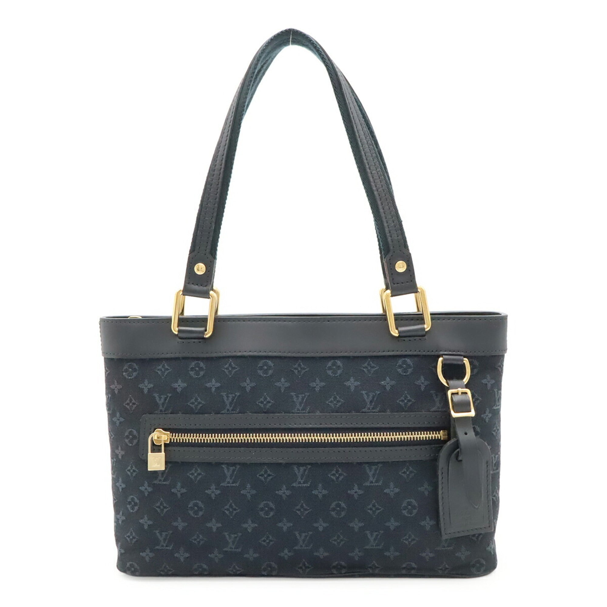 Louis Vuitton Tst Blue Canvas Leather Handbag (Pre-Owned)
