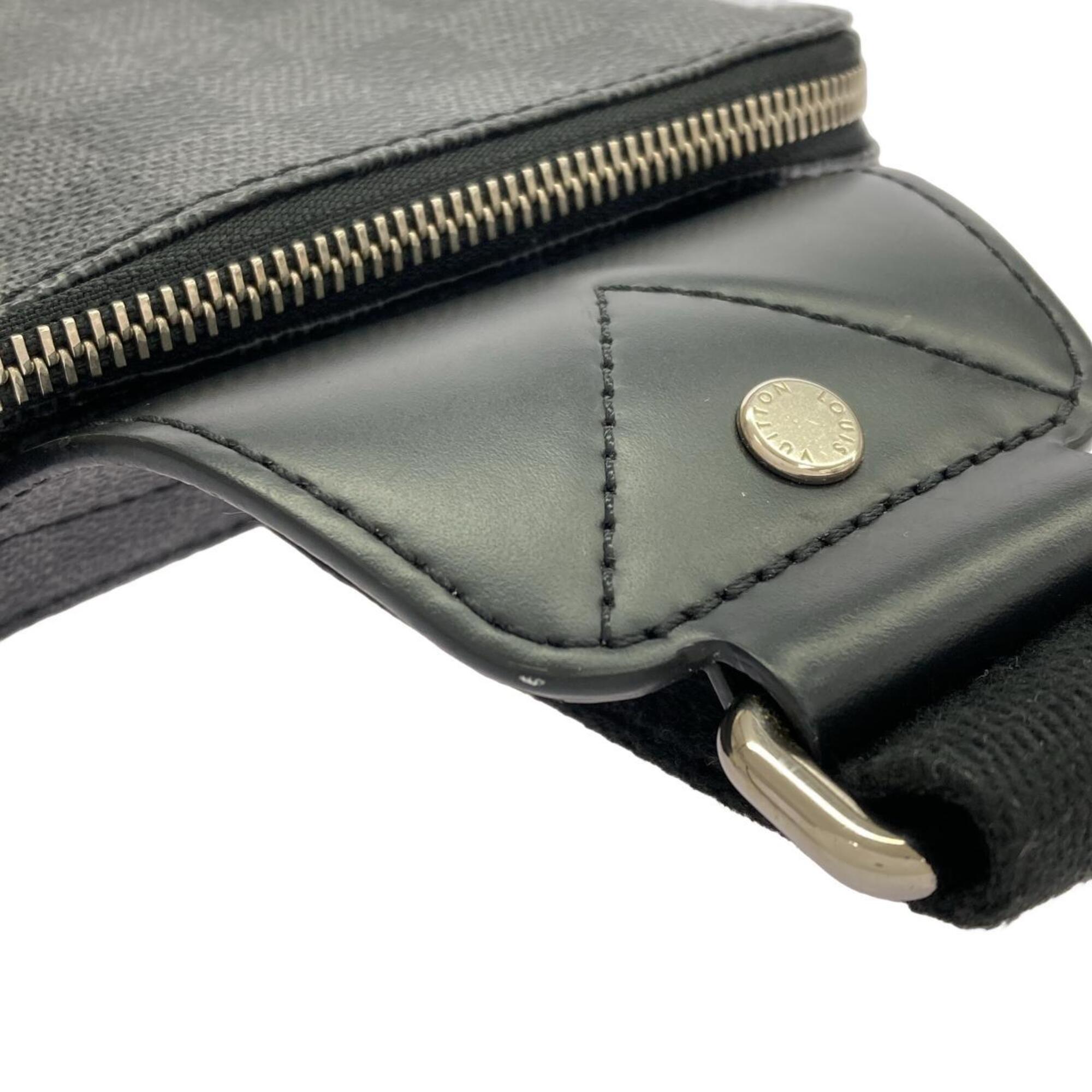 Louis Vuitton Graphite Coated Canvas Shoulder Bag (Pre-Owned)