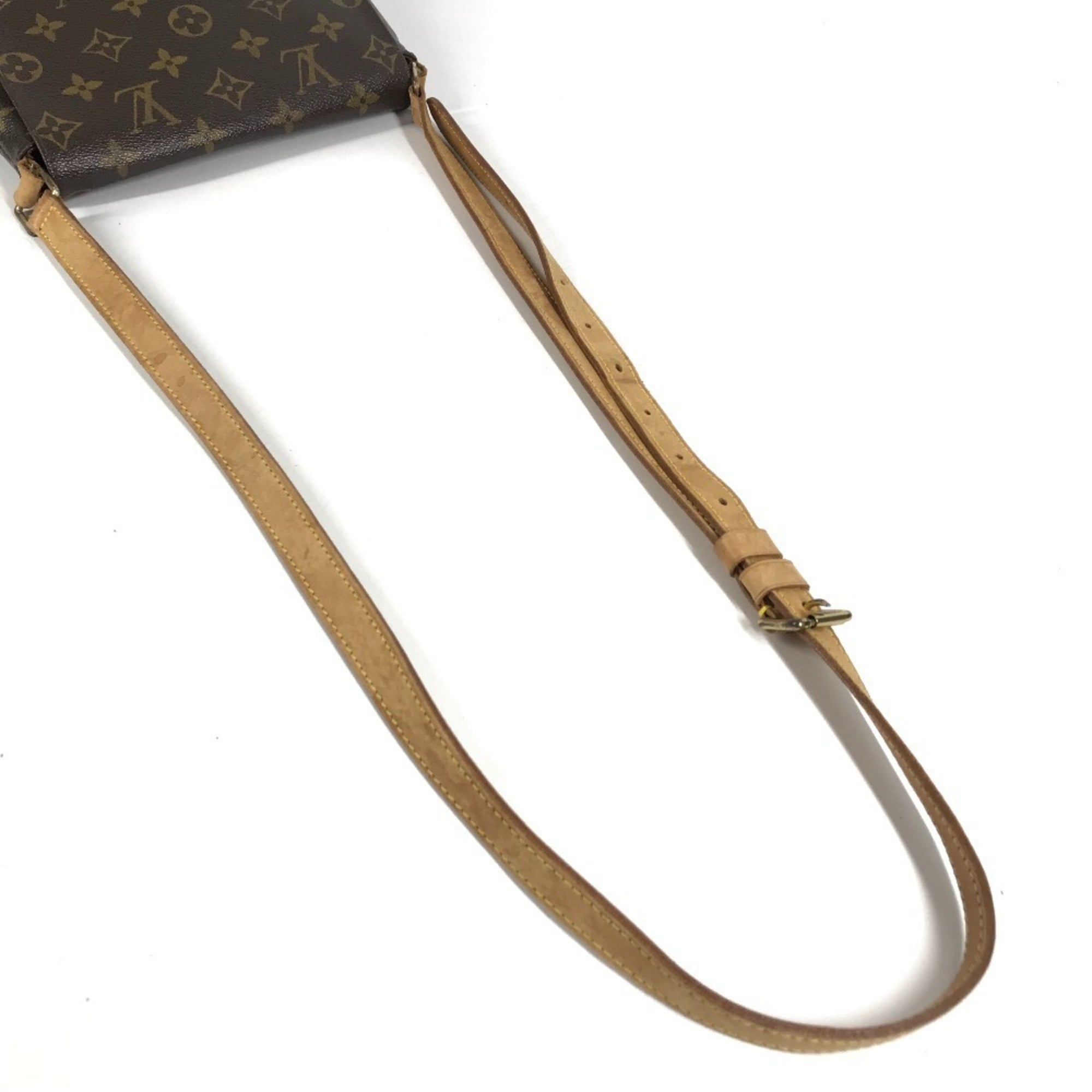 Louis Vuitton Monogram Brown Monogram Pochette Shoulder Bag (Pre-Owned)