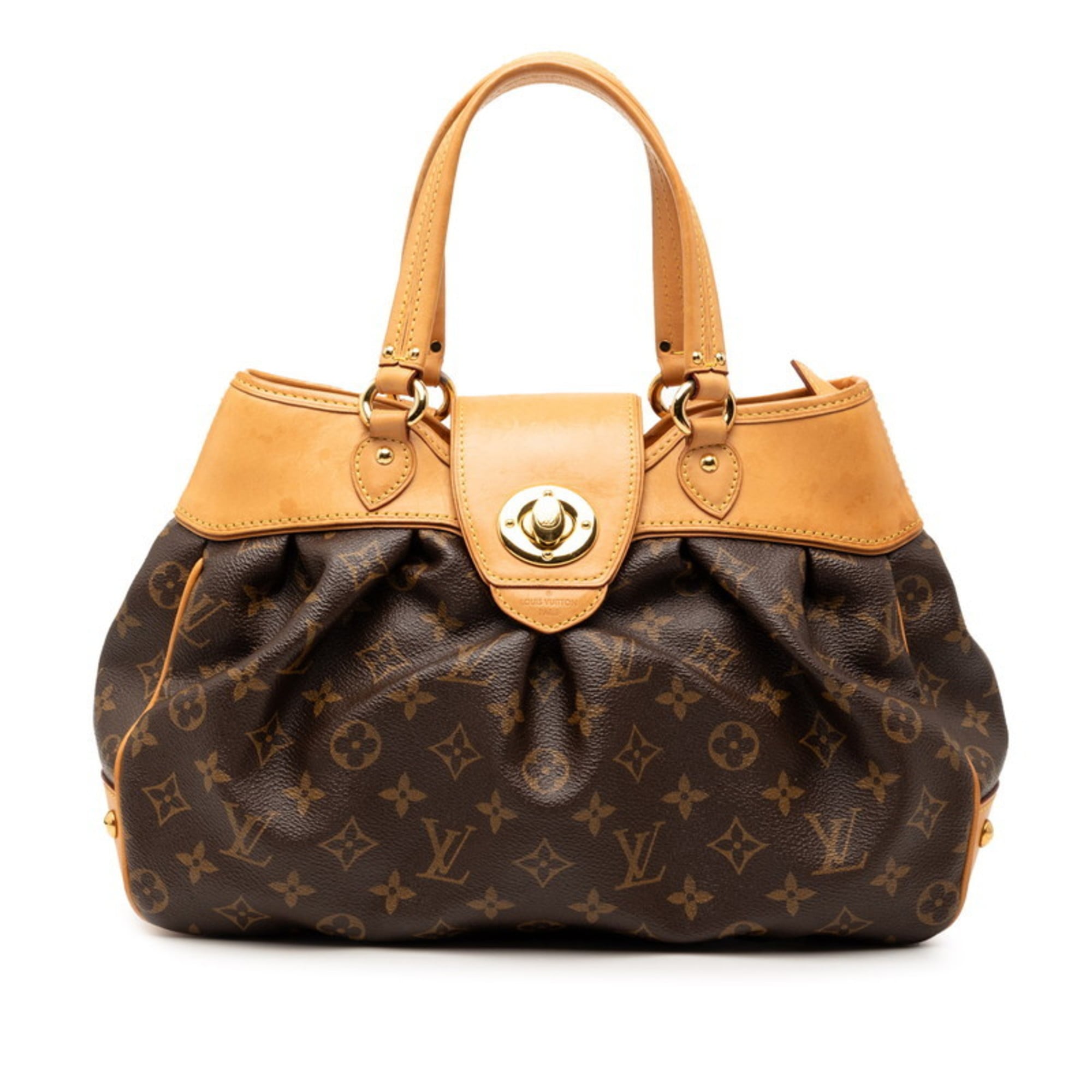 Louis Vuitton Brown Monogram Pvc Leather Handbag (Pre-Owned)