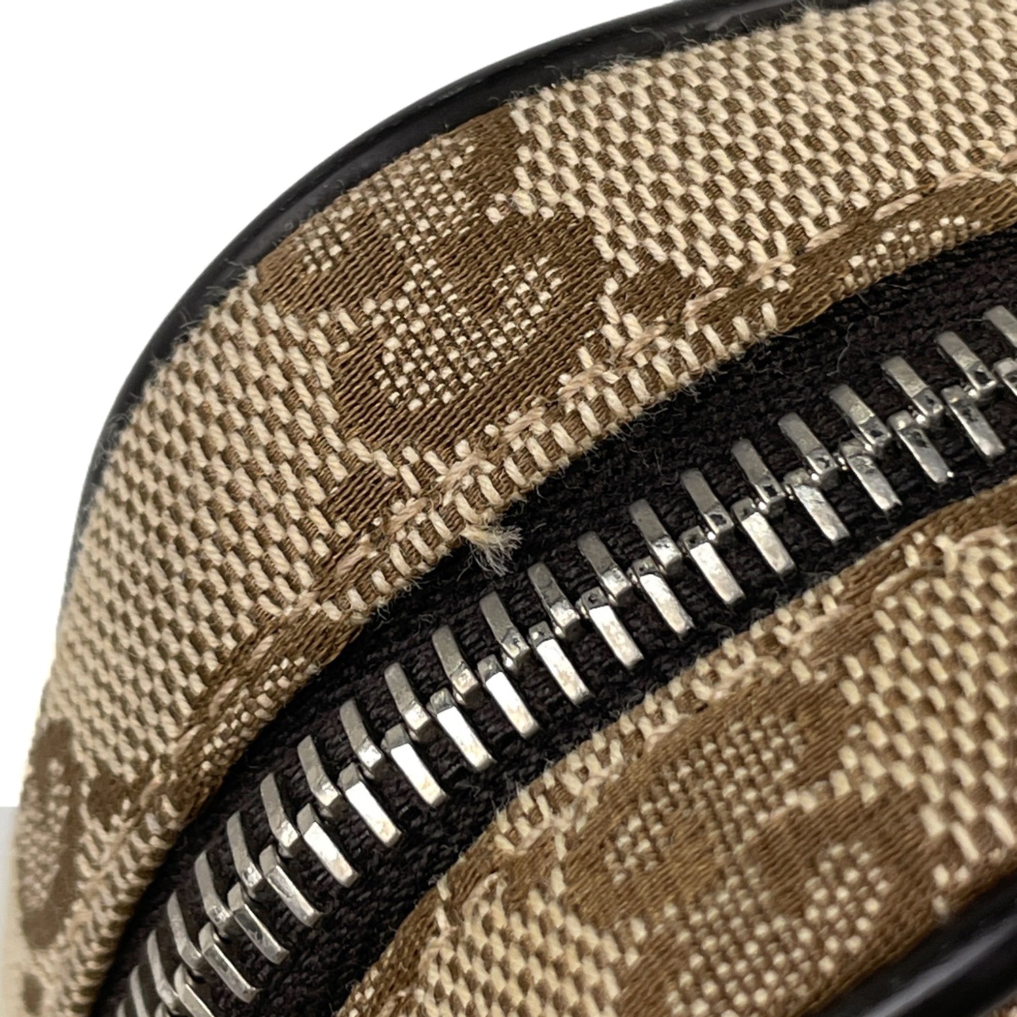 Gucci Gg Canvas Brown Gg Canvas Sling Bag (Pre-Owned)