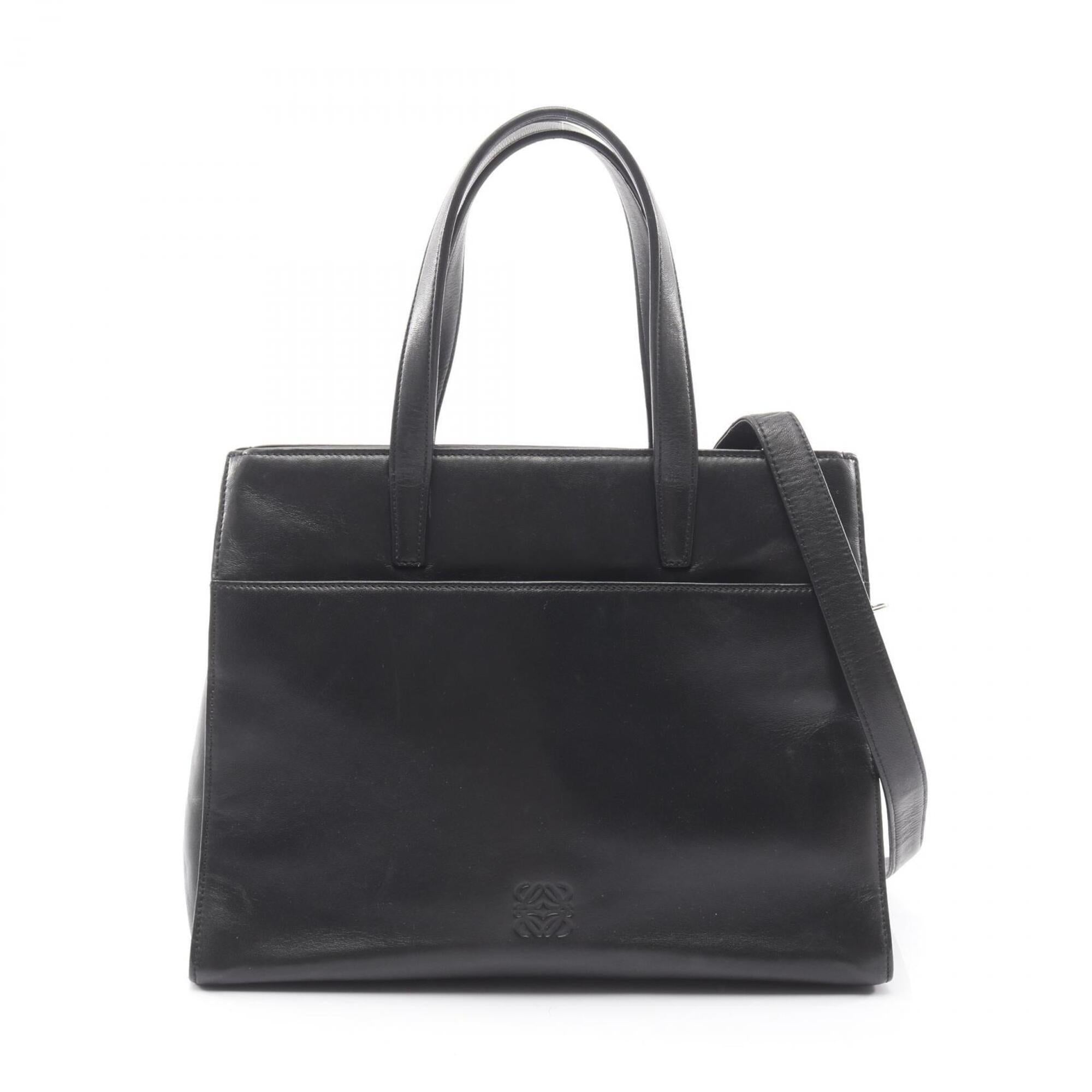 Loewe Black Leather Handbag (Pre-Owned)