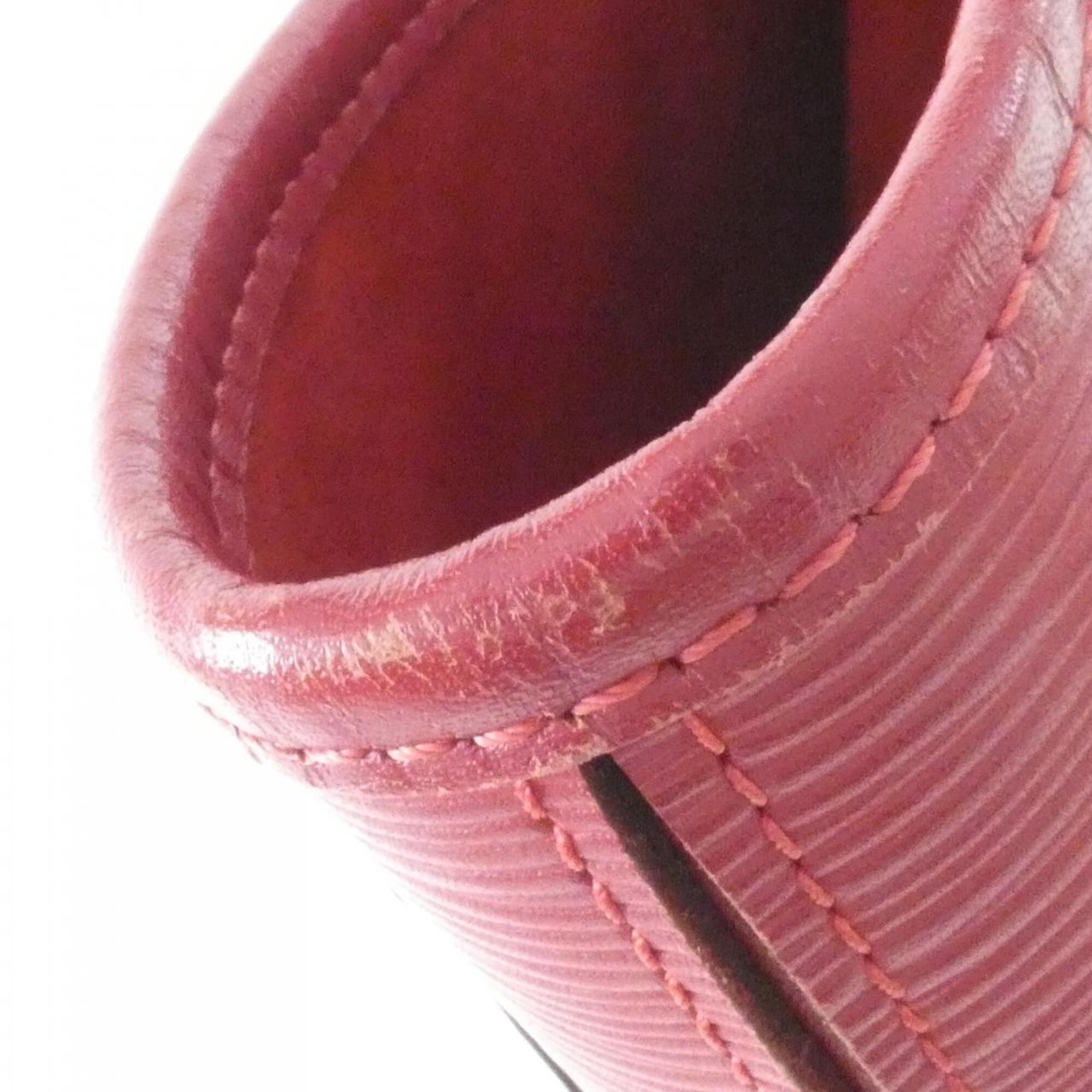 Louis Vuitton Fuchsia Leather Handbag (Pre-Owned)