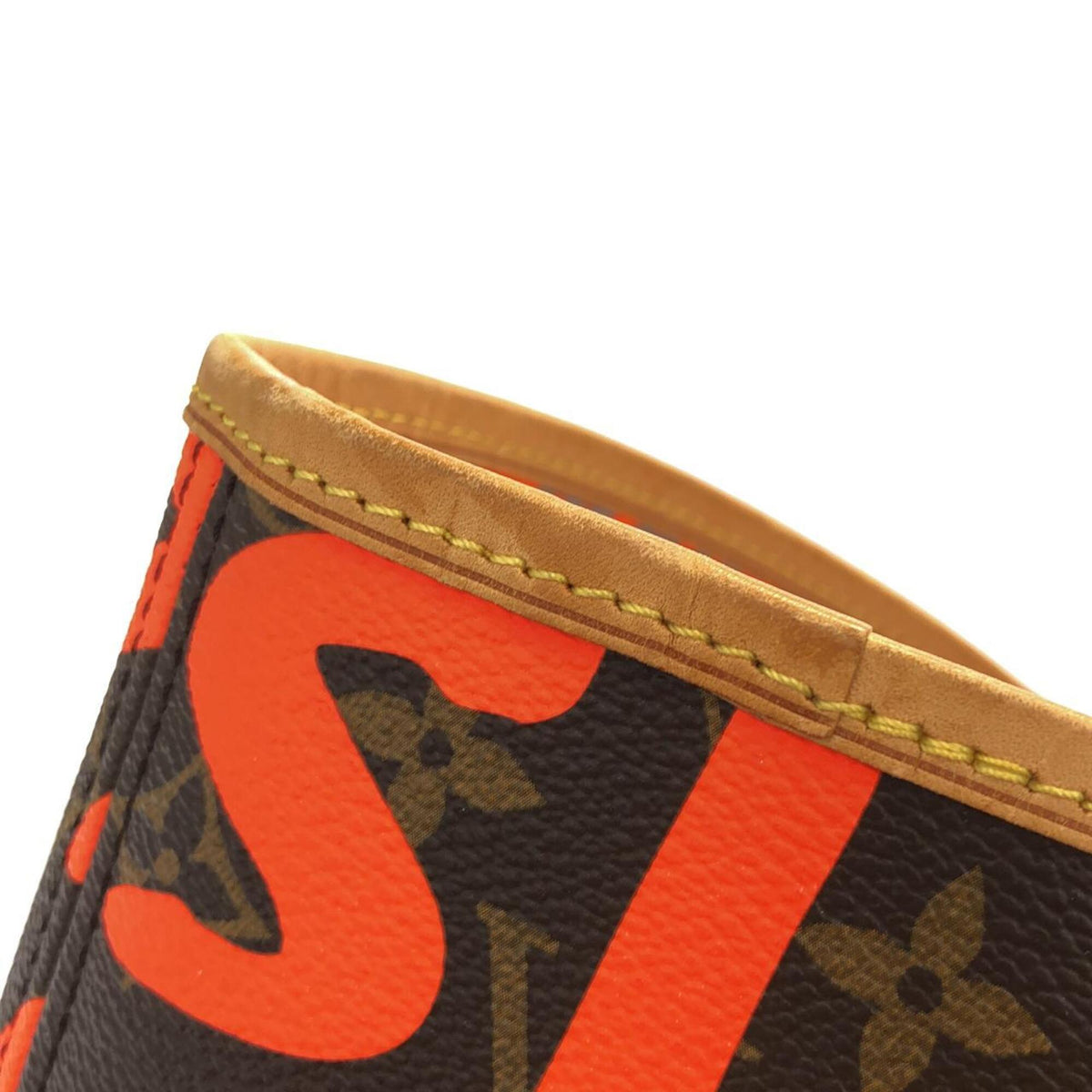 Louis Vuitton Monogram Graffiti Marron Orange Coated Canvas Handbag (Pre-Owned)