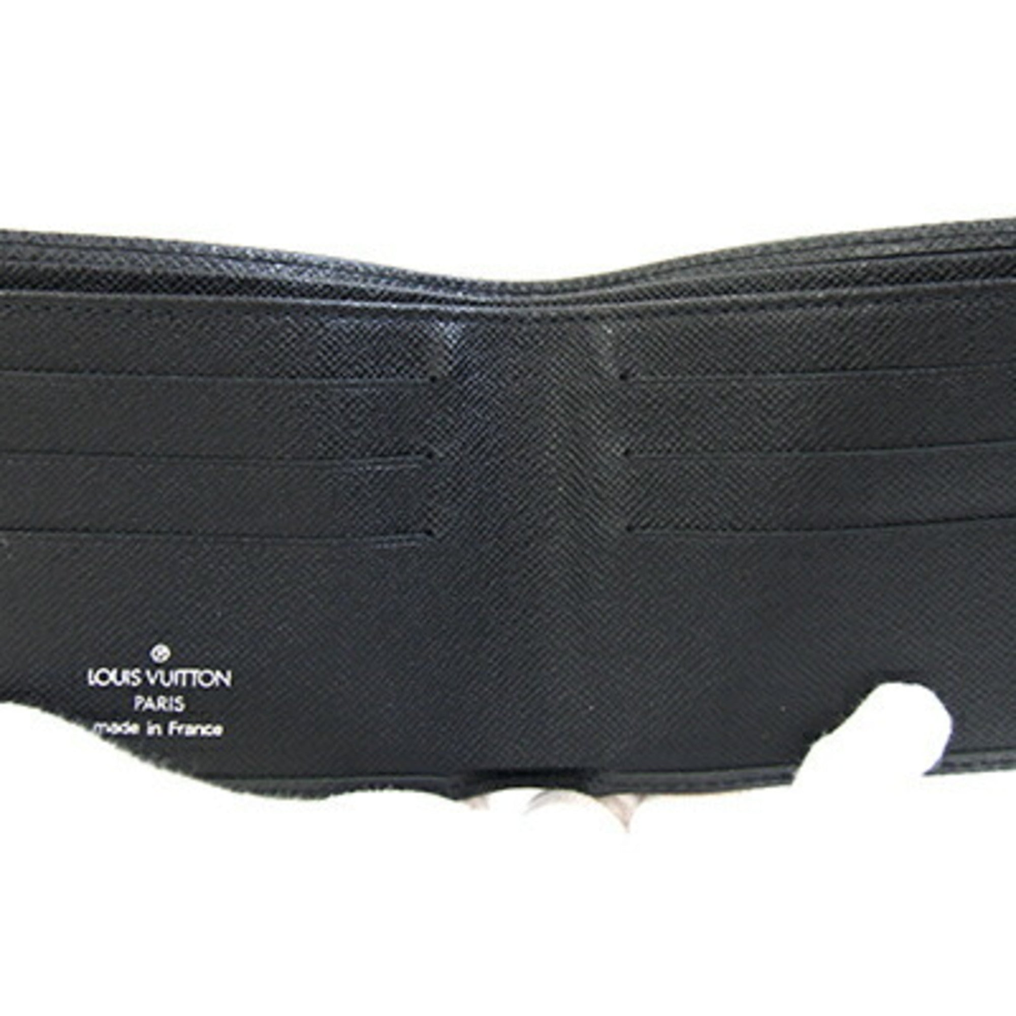 Louis Vuitton Taiga Ardoise Taiga Leather Bill Wallet (Bi-Fold) (Pre-Owned)