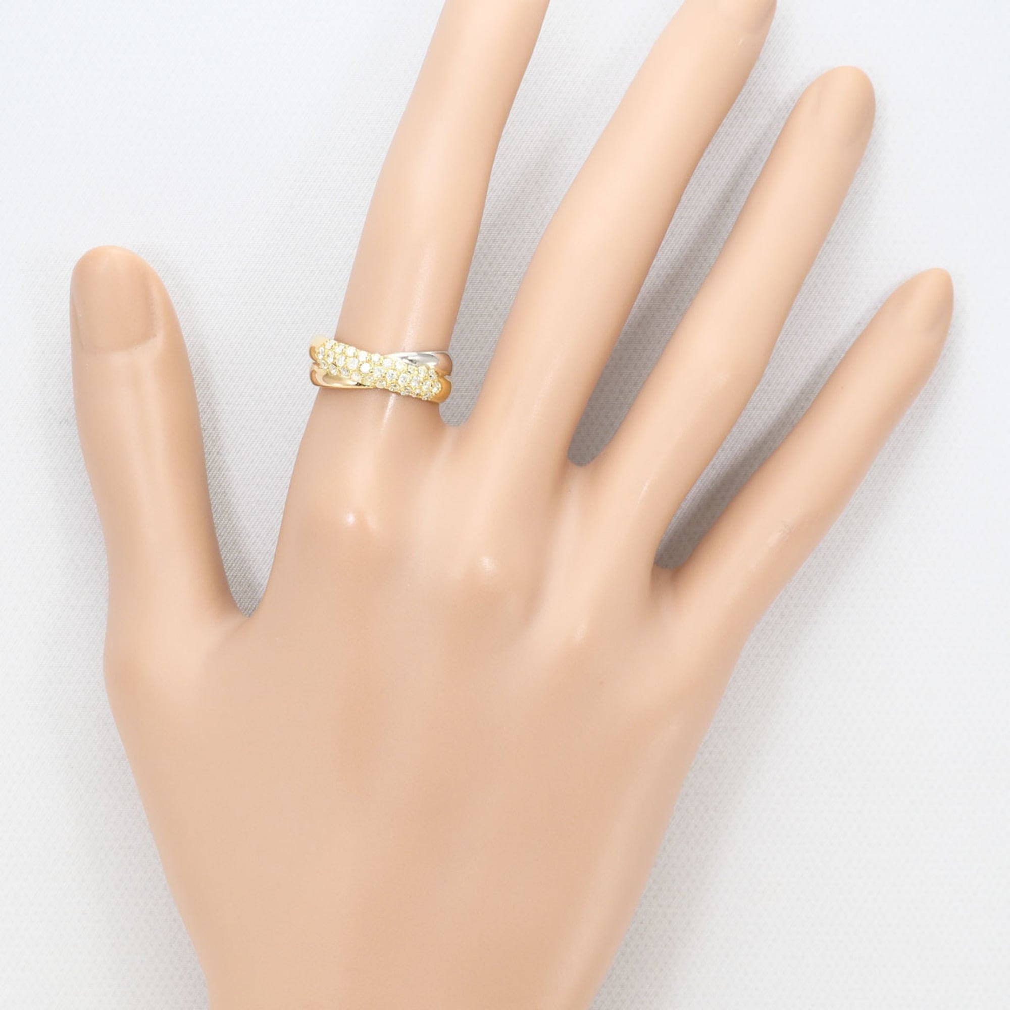Unbranded Pink Gold Platinum Yellow Gold Yellow Gold (18K) Pink Gold (18K) Platinum 900 Band Ring (Pre-Owned)