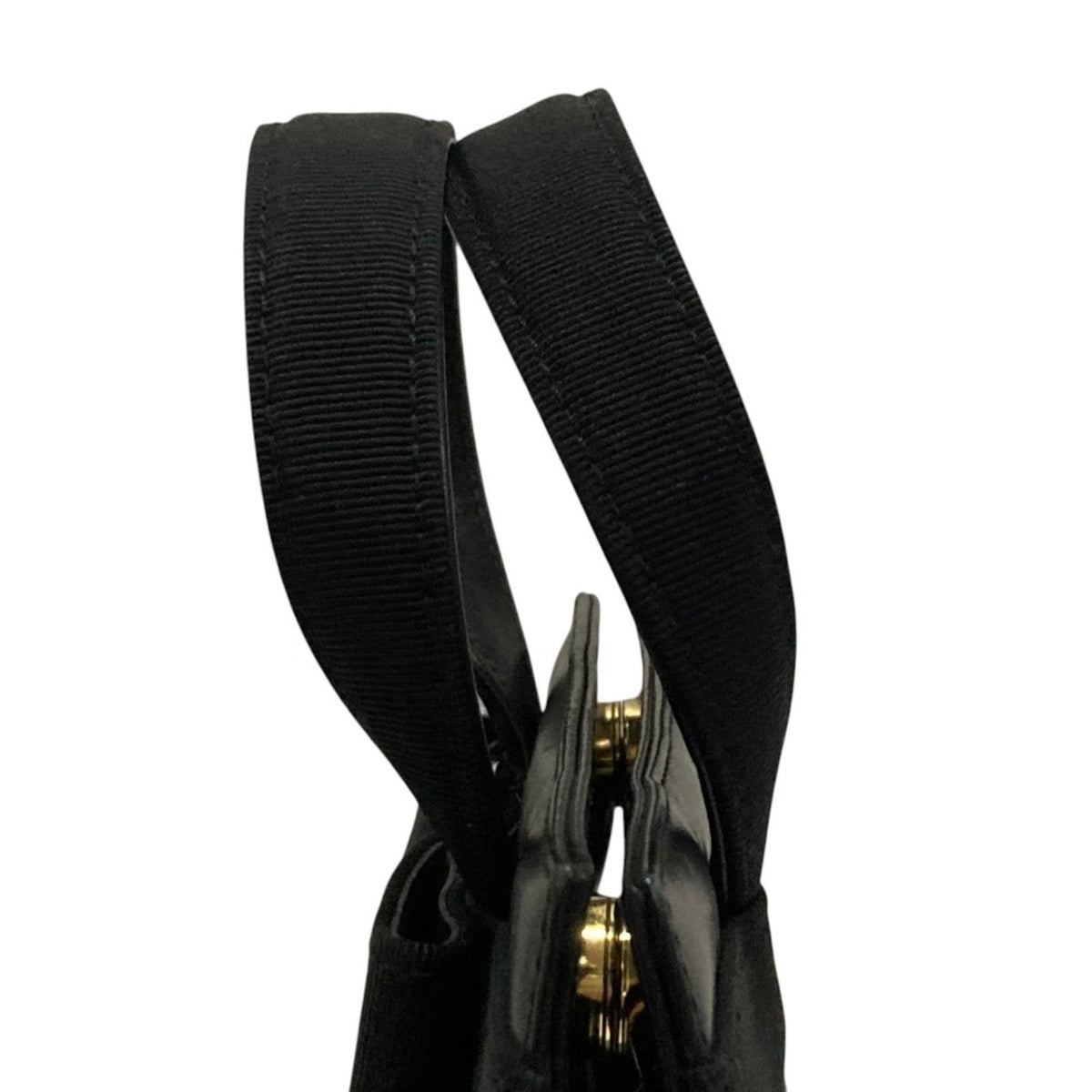 Salvatore Ferragamo Black Leather Handbag (Pre-Owned)