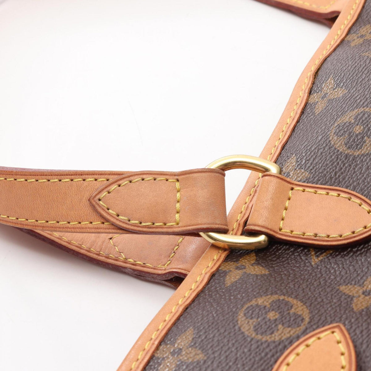 Louis Vuitton Brown Monogram Monogram Leather Handbag Shoulder Bag (Pre-Owned)