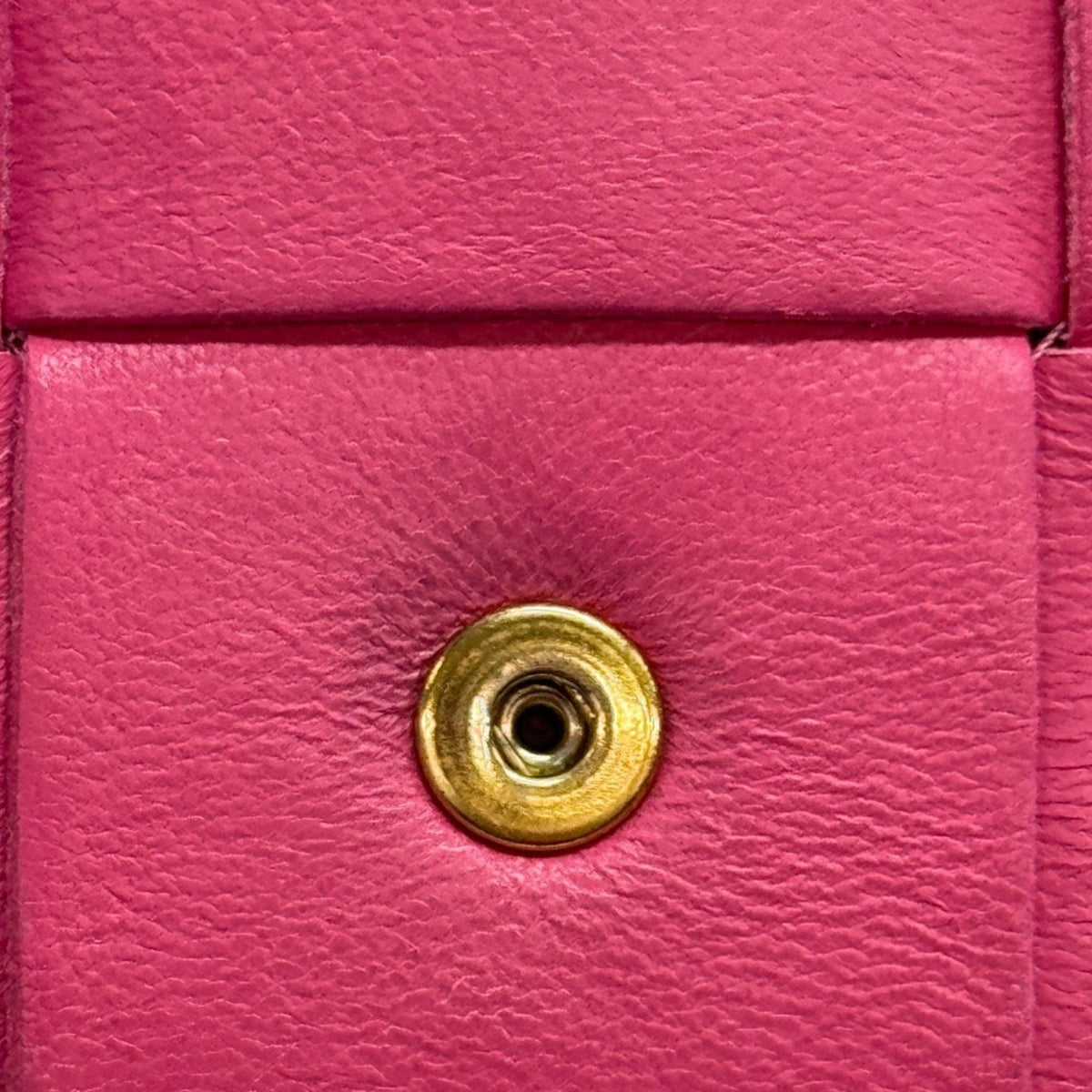 Bottega Veneta Pink Leather Wallet (Tri-Fold) (Pre-Owned)