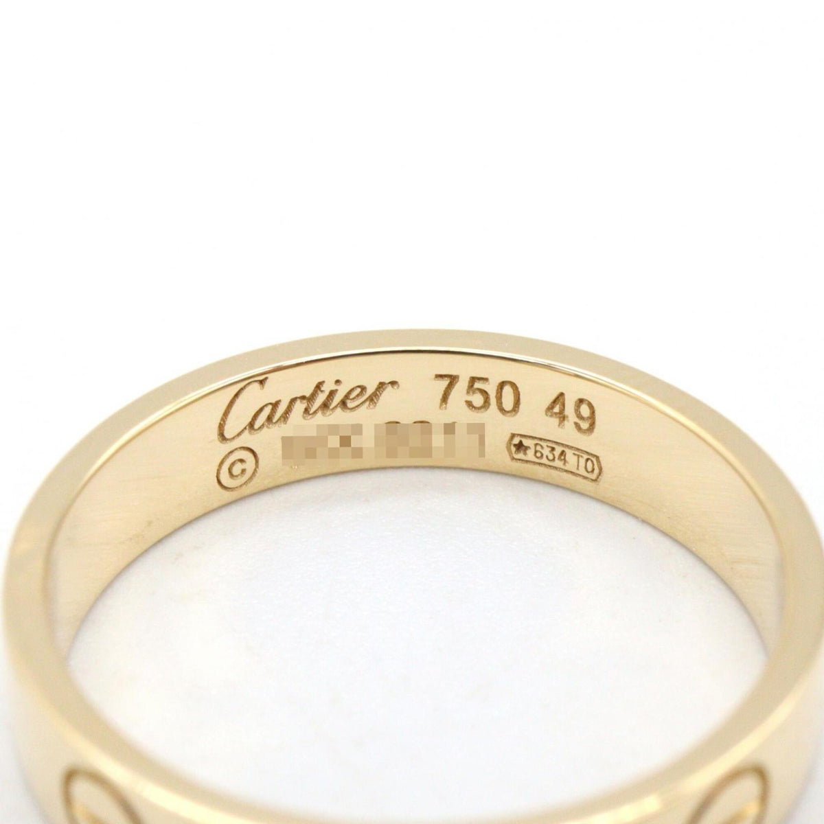 Cartier Gold Yellow Gold (18K) Band Ring (Pre-Owned)