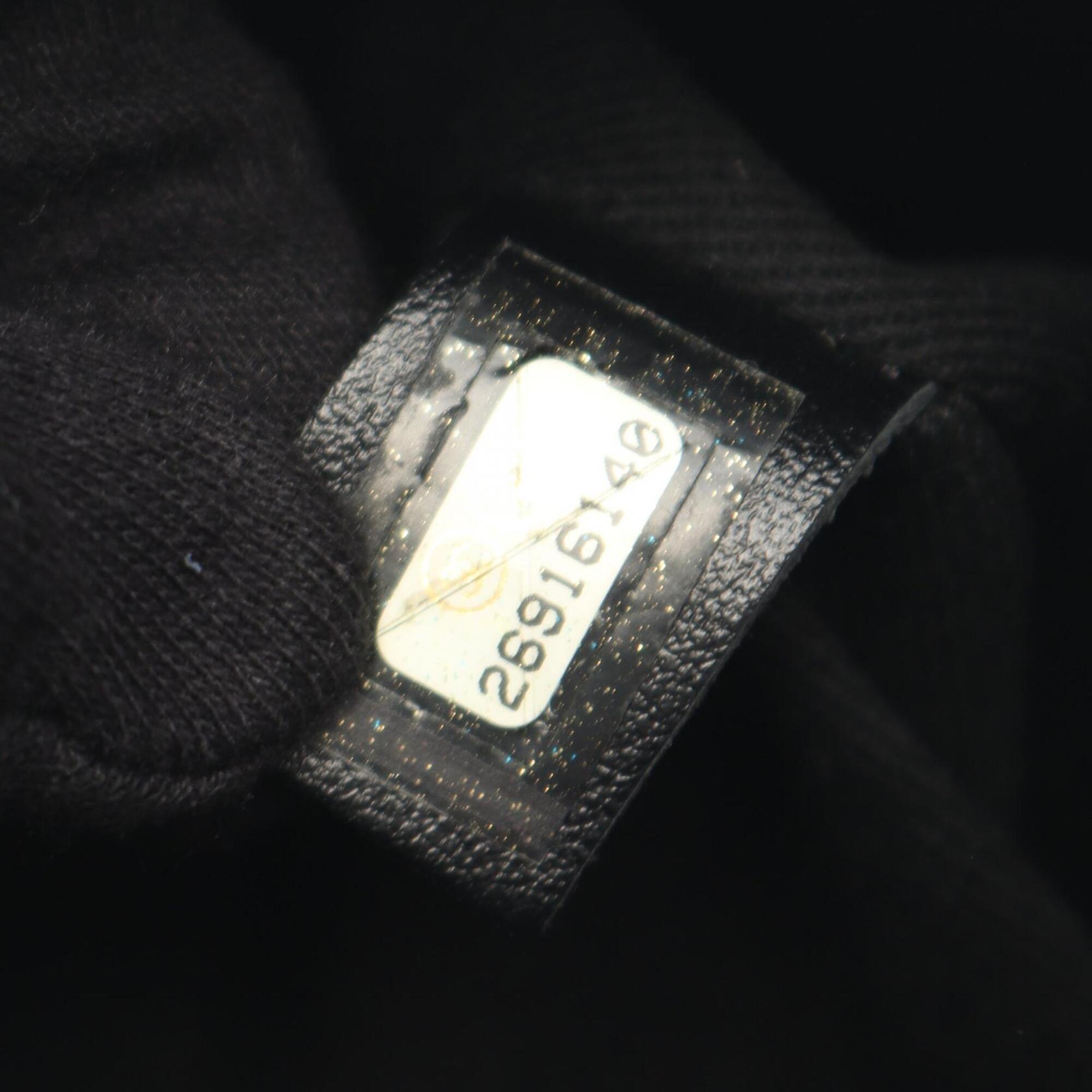 Chanel Black Leather Handbag Shoulder Bag (Pre-Owned)