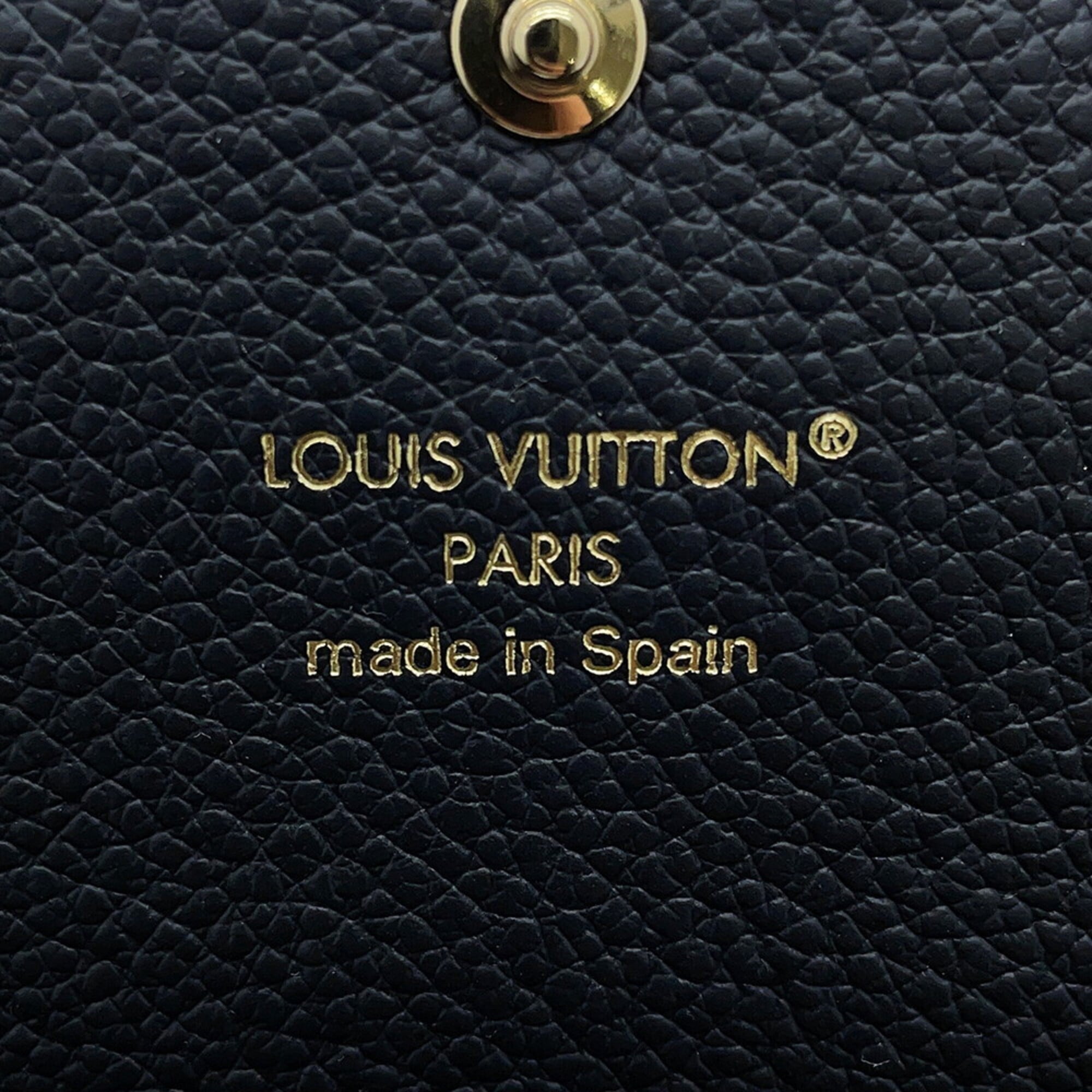 Louis Vuitton Beige Noir Monogram Empreinte Coin Purse/Coin Case (Pre-Owned)