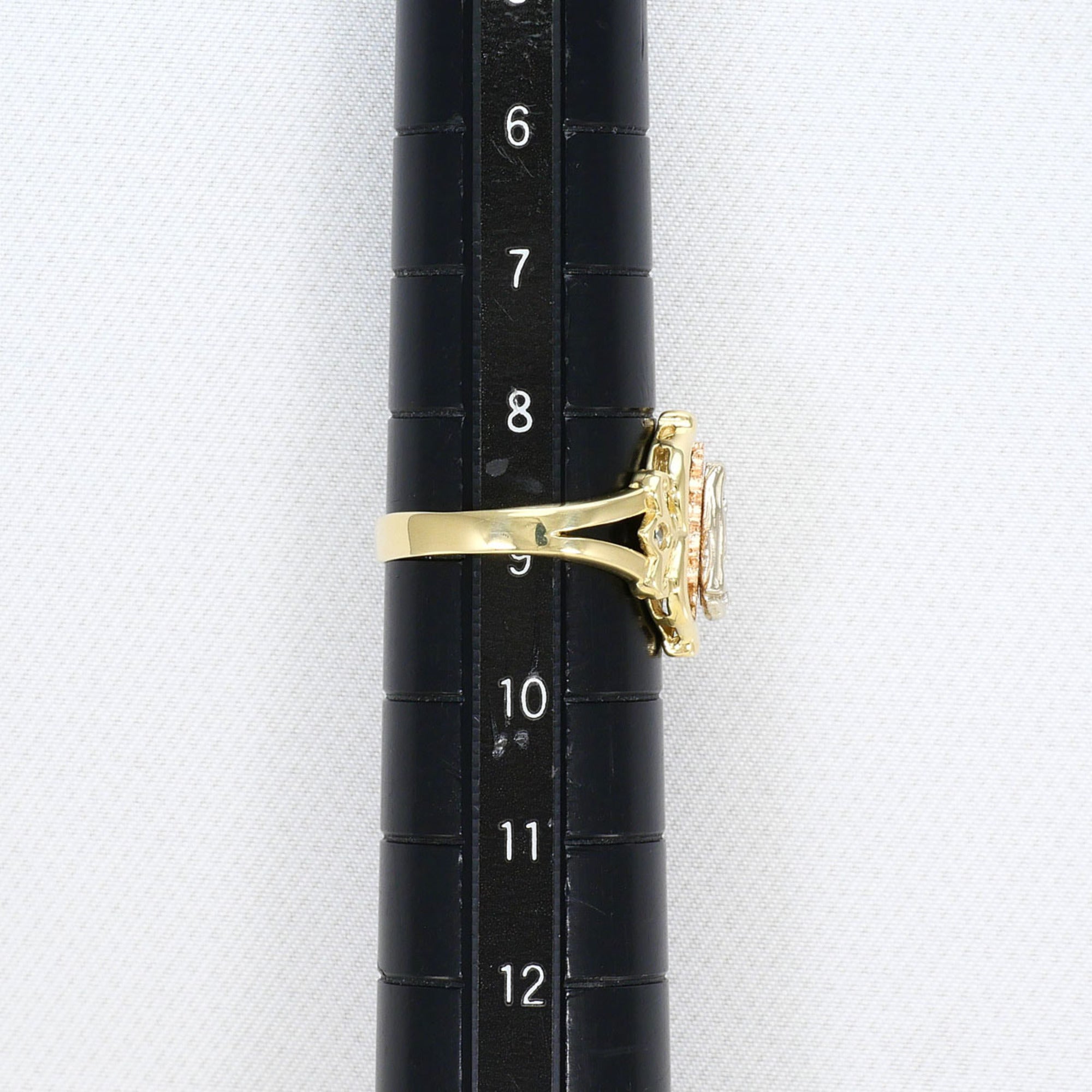 Unbranded Pink Gold White Gold Yellow Gold Pink Gold (10K) White Gold (10K) Yellow Gold (10K) Band Ring (Pre-Owned)