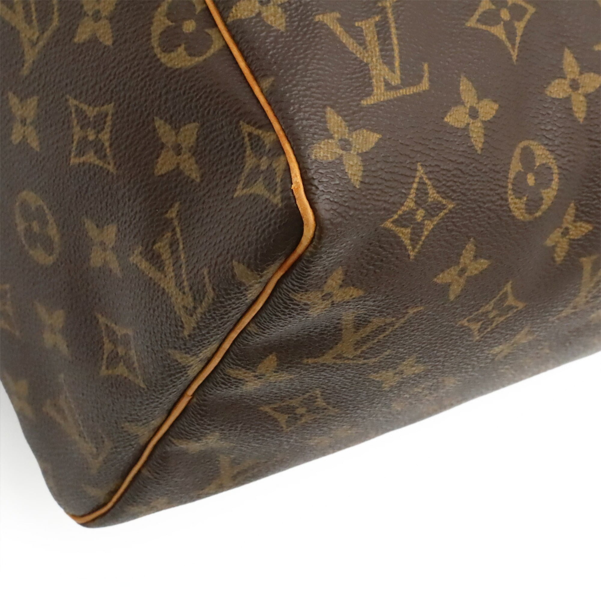 Louis Vuitton Brown Monogram Canvas Pvc Coated Canvas Handbag (Pre-Owned)