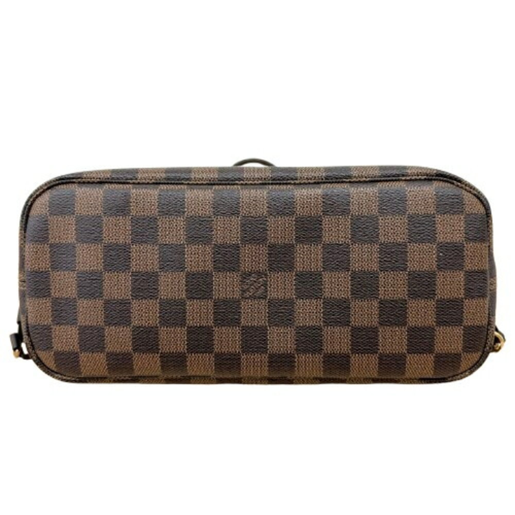 Louis Vuitton Damier Graphite Brown Leather Tote Bag (Pre-Owned)