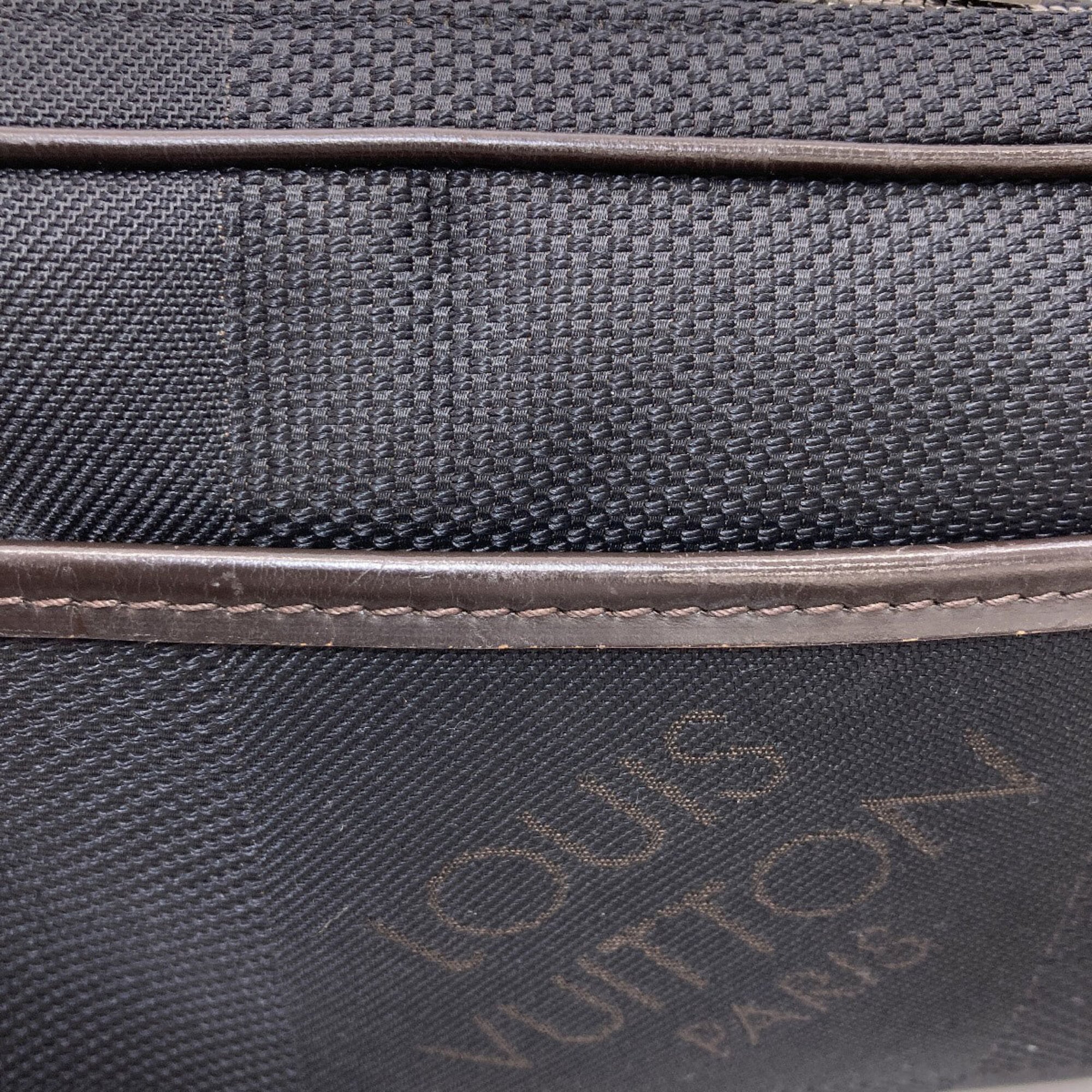 Louis Vuitton Black Canvas Sling Bag (Pre-Owned)